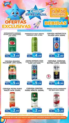Estrela Azul ofertas Clube Bebidas - Pré-Visualização do folheto da loja Estrela Azul, válido de 01/10/2026
