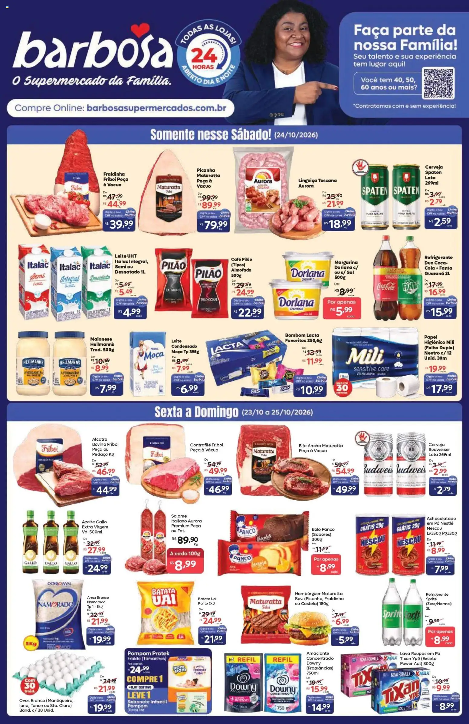 Barbosa Supermercados Folheto - válido de 23/10/2026 | Página: 1