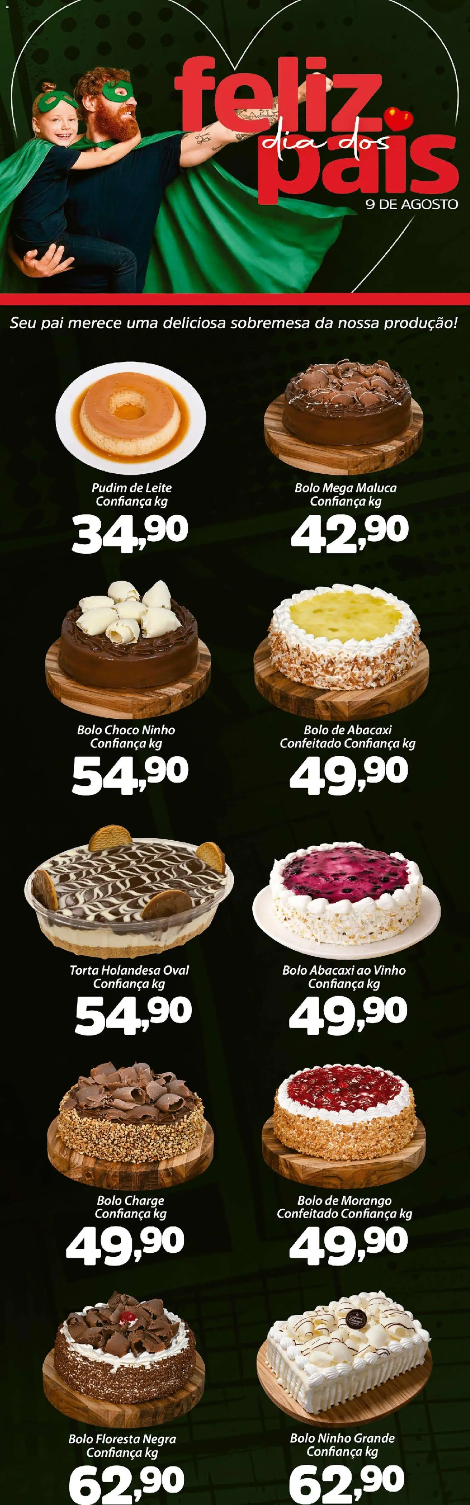 Confiança Folheto - válido de 07/08/2026 | Página: 5 | Produtos: Sobremesa, Leite, Vinho, Abacaxi