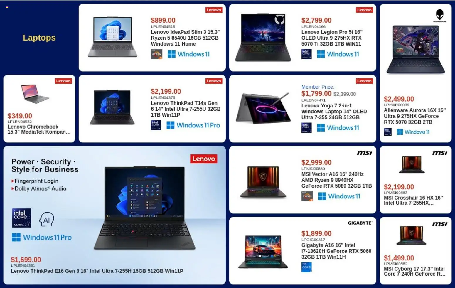 Canada Computers flyer valid from Sep 8, 2026 | Page: 2 | Products: Audio, Laptop