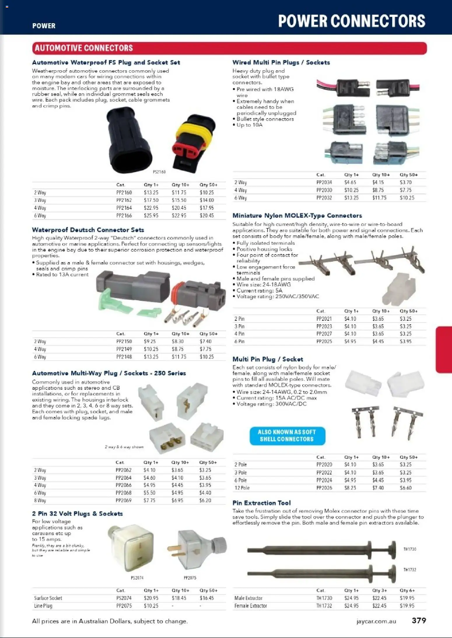 Jaycar catalogue - valid from 31/08/2026 | Page: 377 | Products: Spade, Cable, Connector, Modem