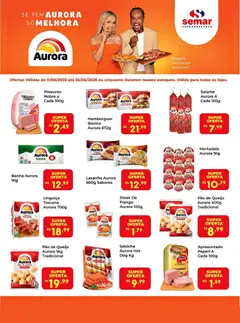 Semar Supermercado ofertas Aurora - Pré-Visualização do folheto da loja Semar Supermercado, válido de 11.06.2026