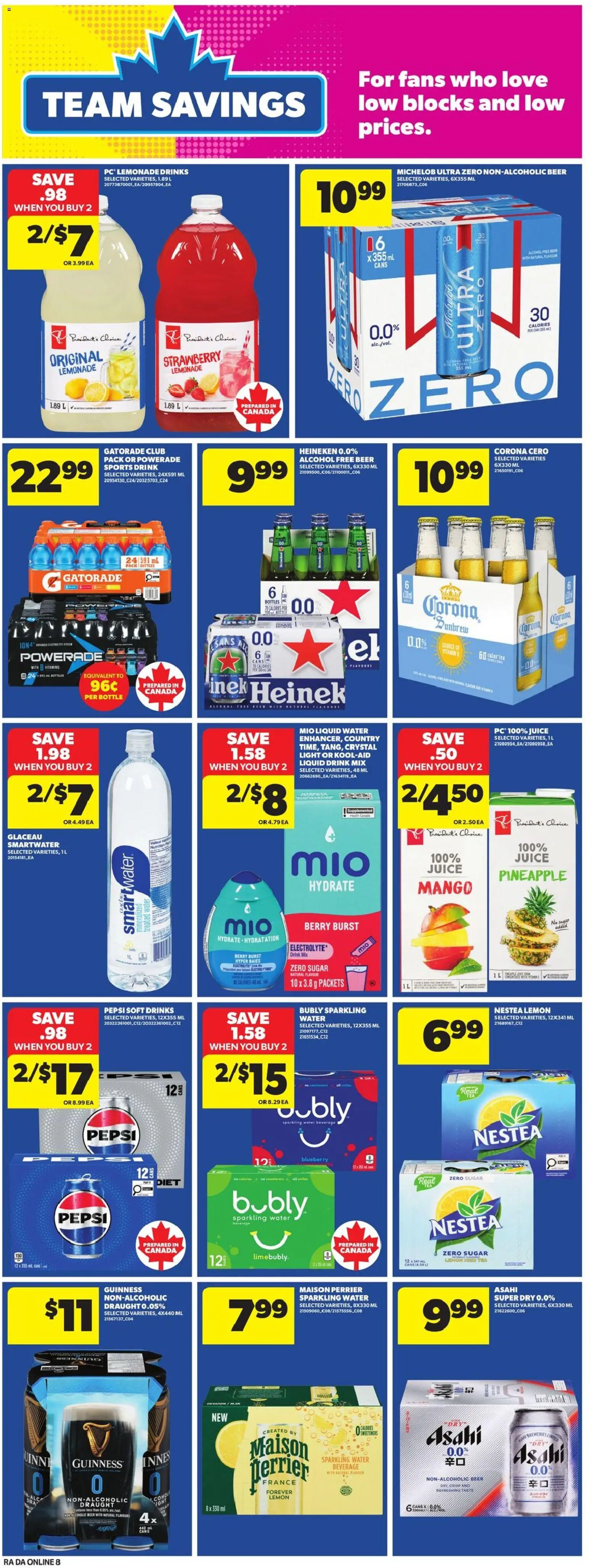 Atlantic Superstore flyer valid from 07.05.2026 | Page: 17 | Products: Pineapple, Juice, Beer