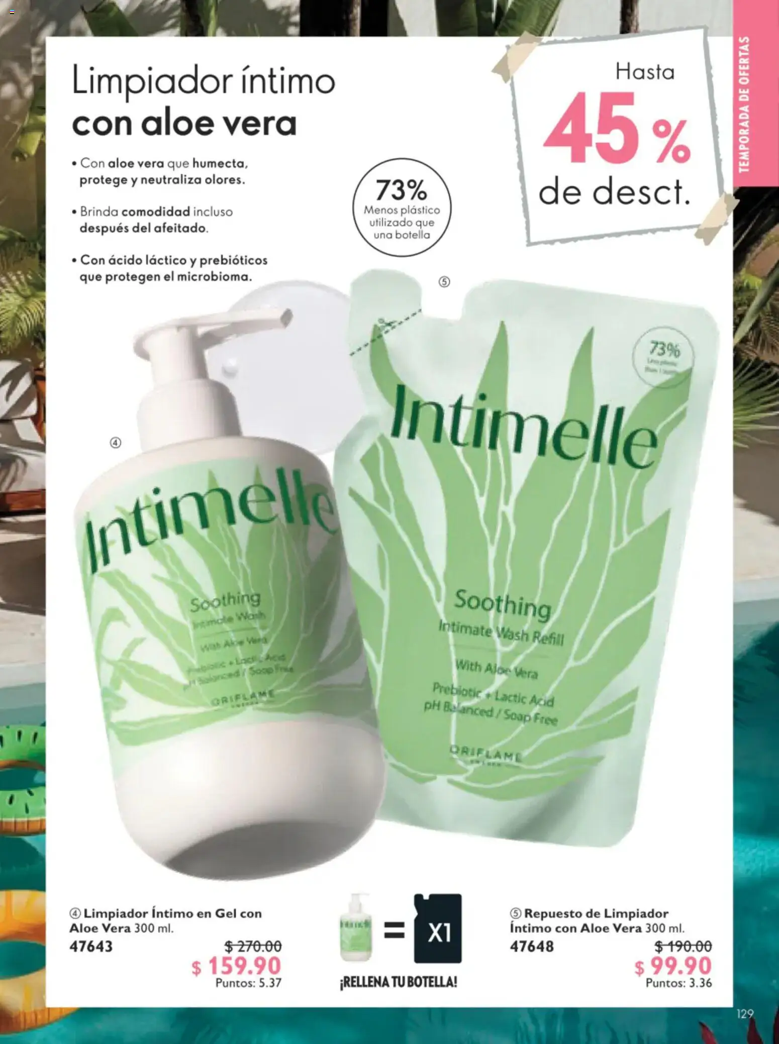 Nuevas ofertas de Oriflame válidas en toda la República Mexicana desde el 11/07/2026. ¡Encuentra las mejores ofertas en Oriflame campaña 10 2026! | Página: 129 | Productos: Limpiador, Botella
