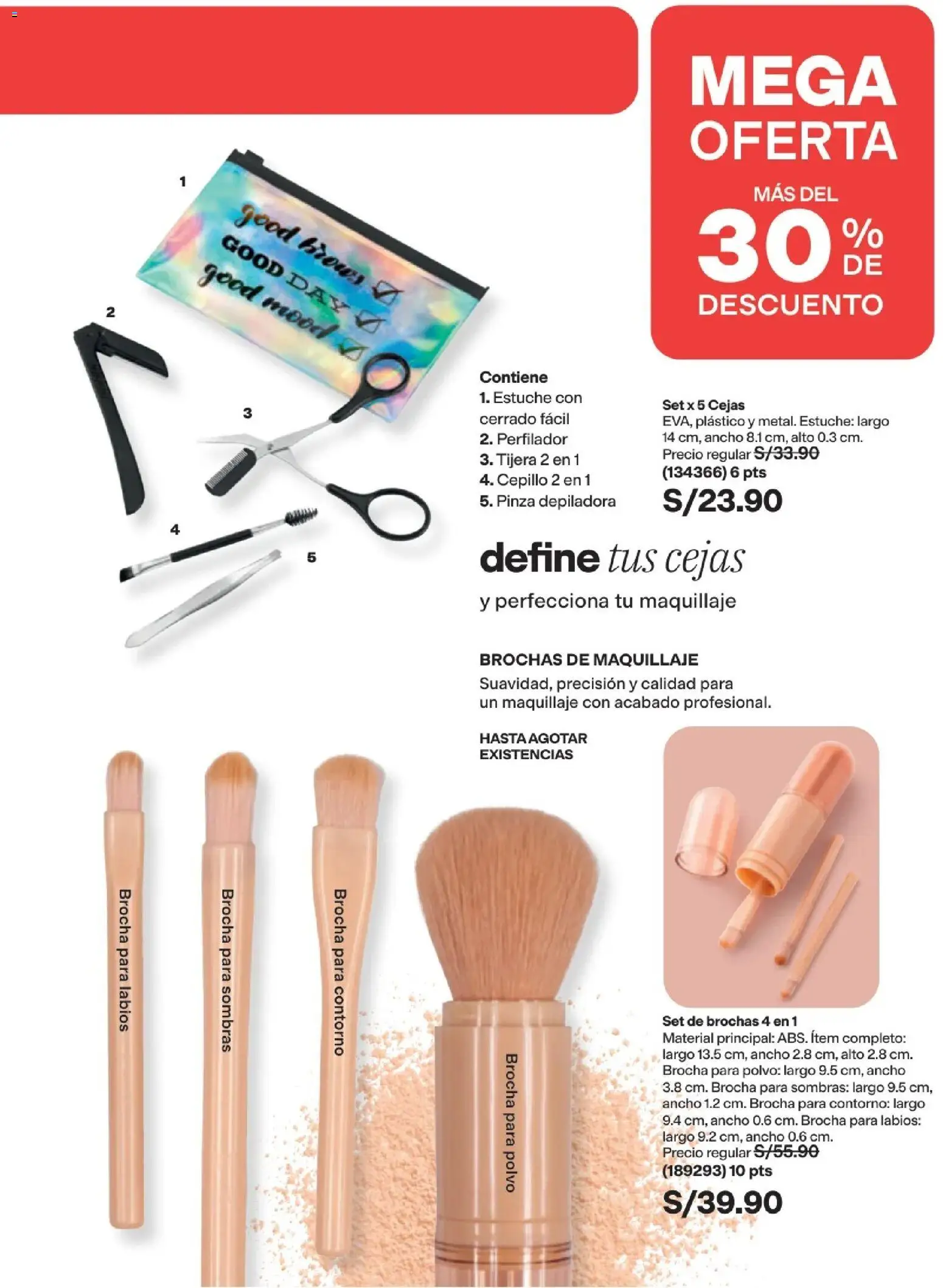 Catálogo Avon válido desde 15/09/2026 | Página: 176 | Productos: Brocha, Maquillaje, Polvo
