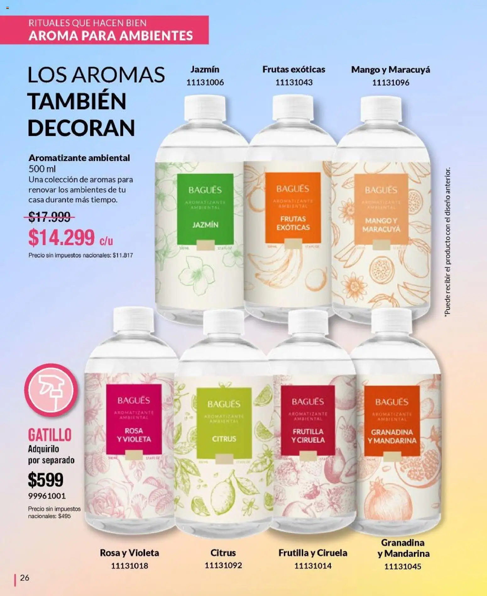Bagués catálogo │ válido desde el 21/09/2026 | Página: 26 | Productos: Frutilla, Mango