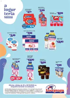 Savegnago ofertas Nestlé e Danone - Pré-Visualização do folheto da loja Savegnago, válido de 20/10/2026
