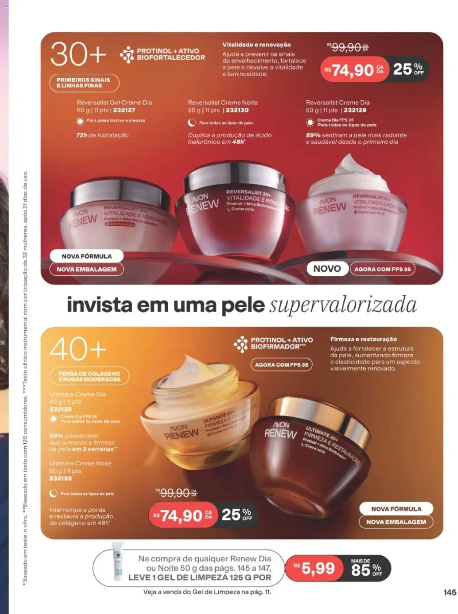 Avon Folheto - válido de 19/07/2026 | Página: 171 | Produtos: Colágeno, Gel de limpeza, Creme