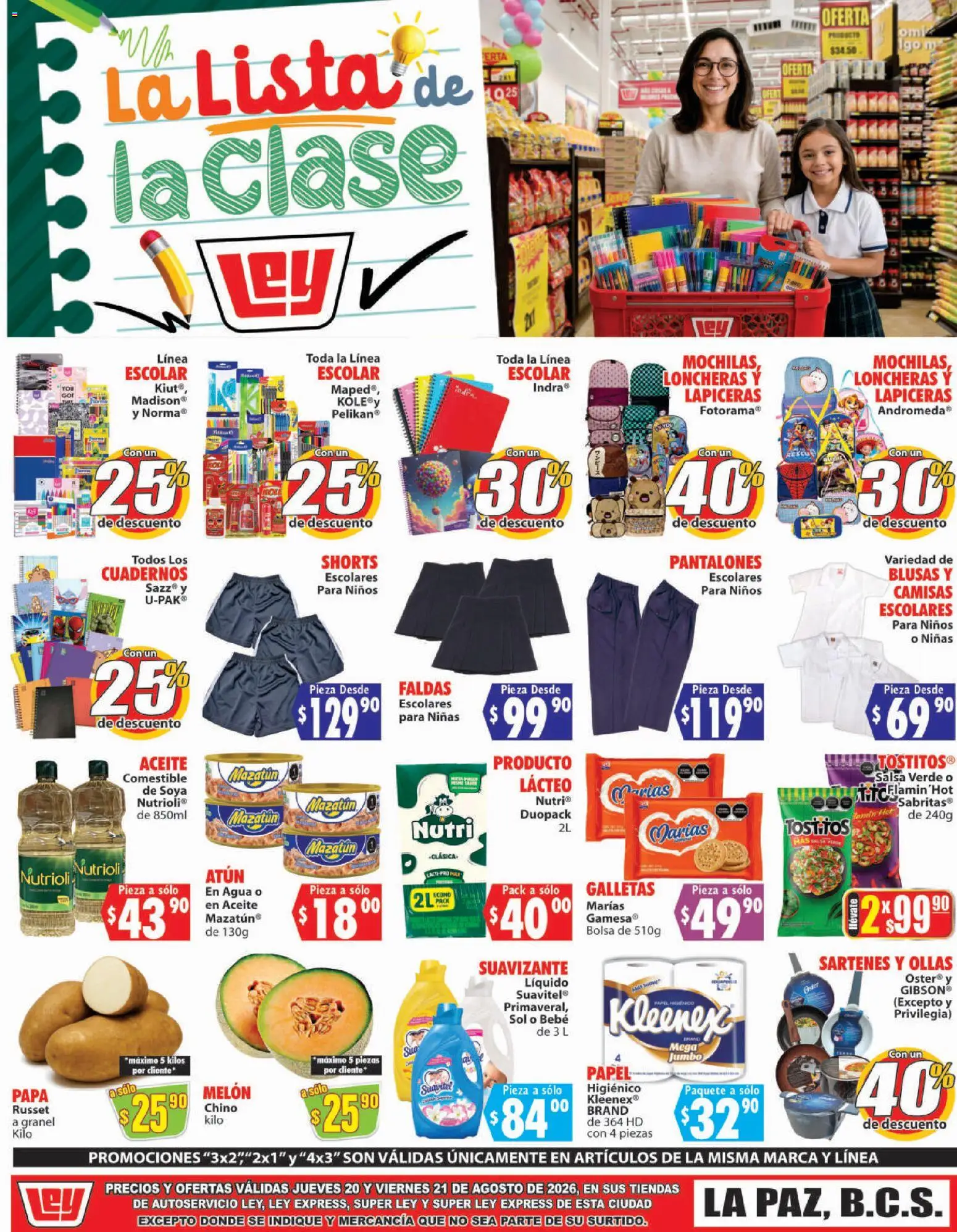 Nuevas ofertas de Casa Ley válidas en toda la República Mexicana desde el 20/08/2026. ¡Encuentra las mejores ofertas en Casa Ley folleto Autoservicio! | Página: 2 | Productos: Faldas, Aceite, Cuadernos, Ollas