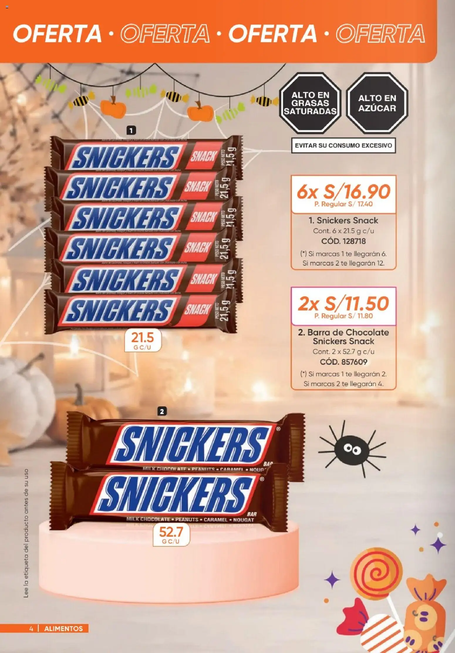 Catálogo Azzorti válido desde 20/09/2026 | Página: 4 | Productos: Barra de chocolate, Chocolate, Peso, Azúcar