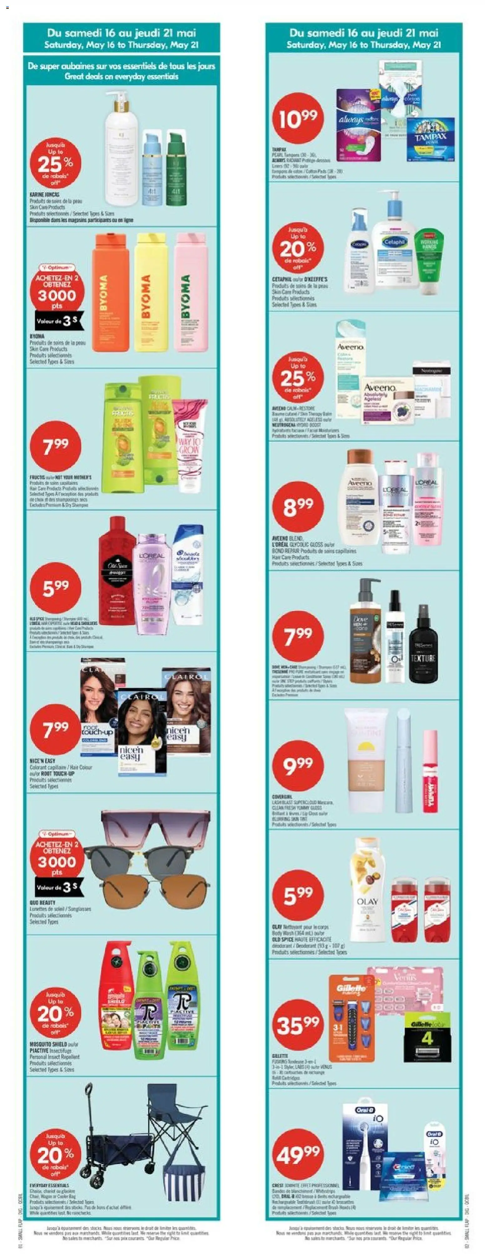 Pharmaprix flyer valid from 15.05.2026 | Page: 2 | Products: Bag, Brush, Body wash, Deodorant