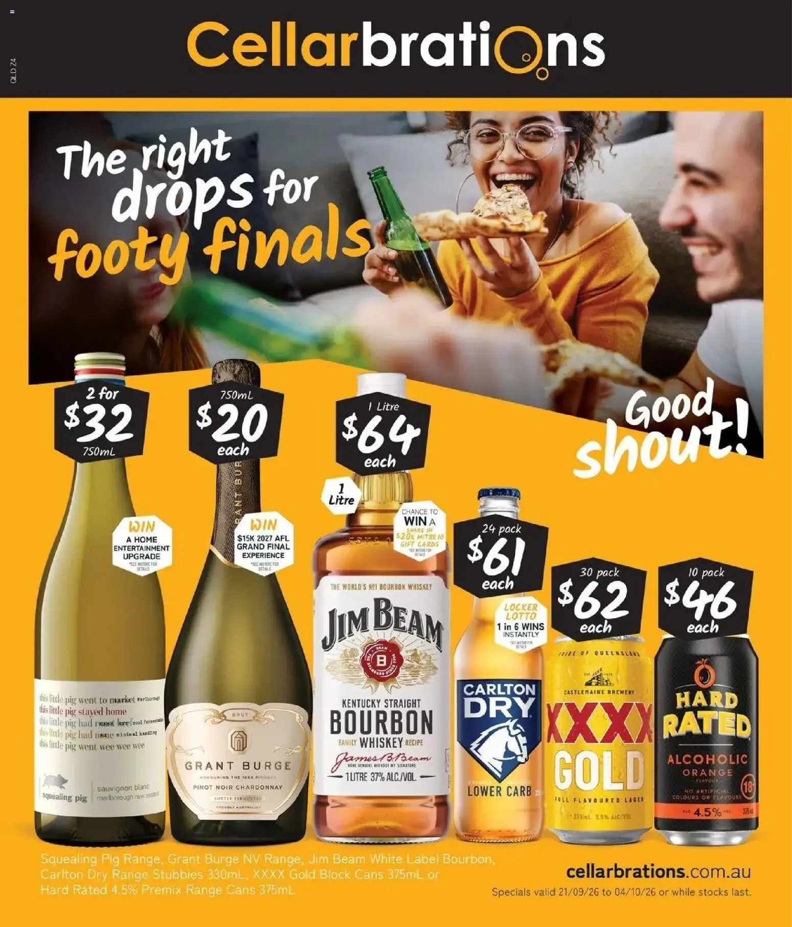 Cellarbrations Monday, September 21 Price Drop
