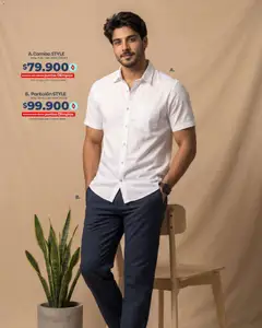 Olímpica Moda para papá -  Vista previa de la revista de la tienda Olímpica valido desde el 01.06.2026 | Página: 12 | Productos: Camisa