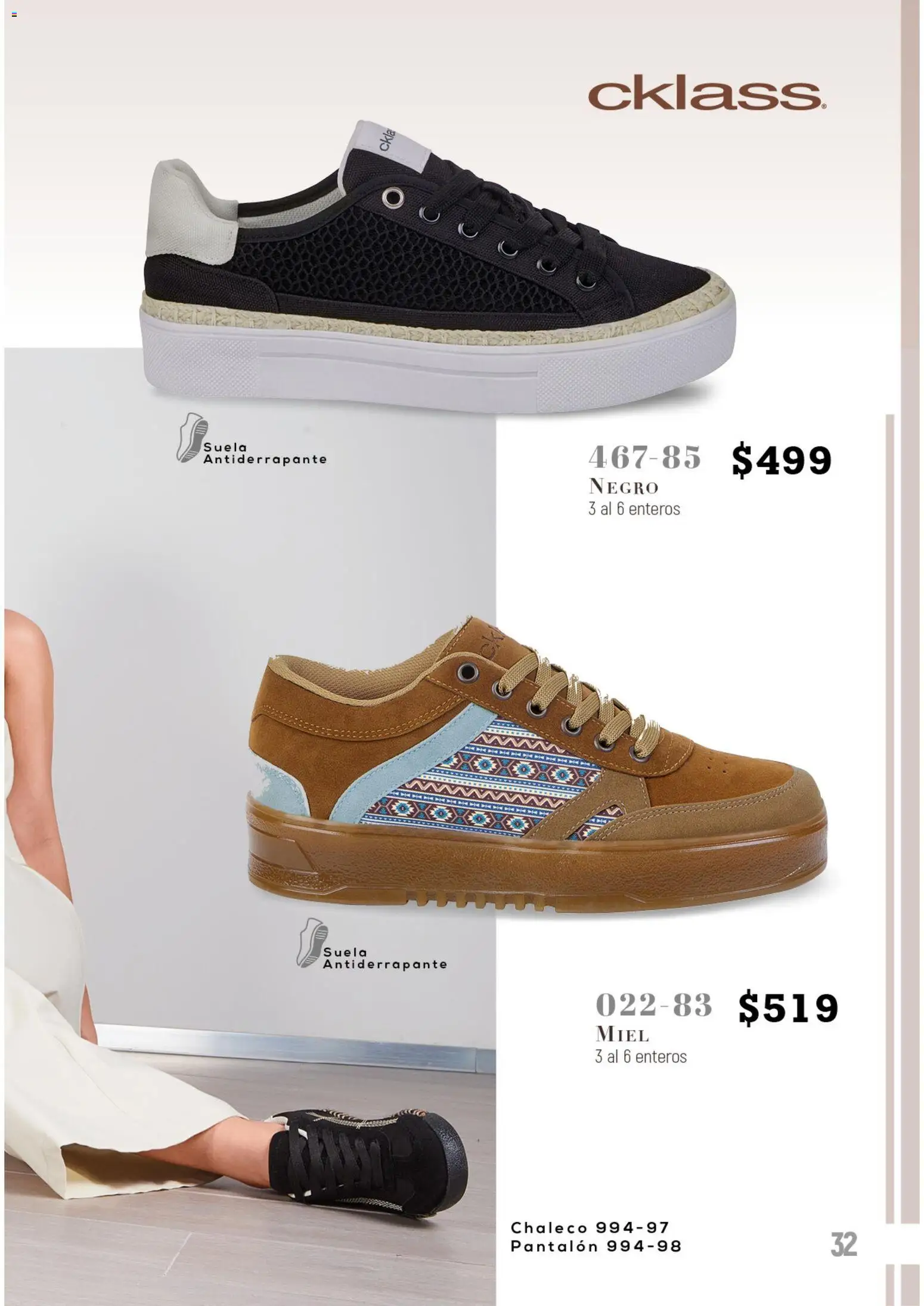 Nuevas ofertas de Cklass válidas en toda la República Mexicana desde el 05.03.2026. ¡Encuentra las mejores ofertas en Cklass catálogo Verano Urban! | Página: 33 | Productos: Chaleco
