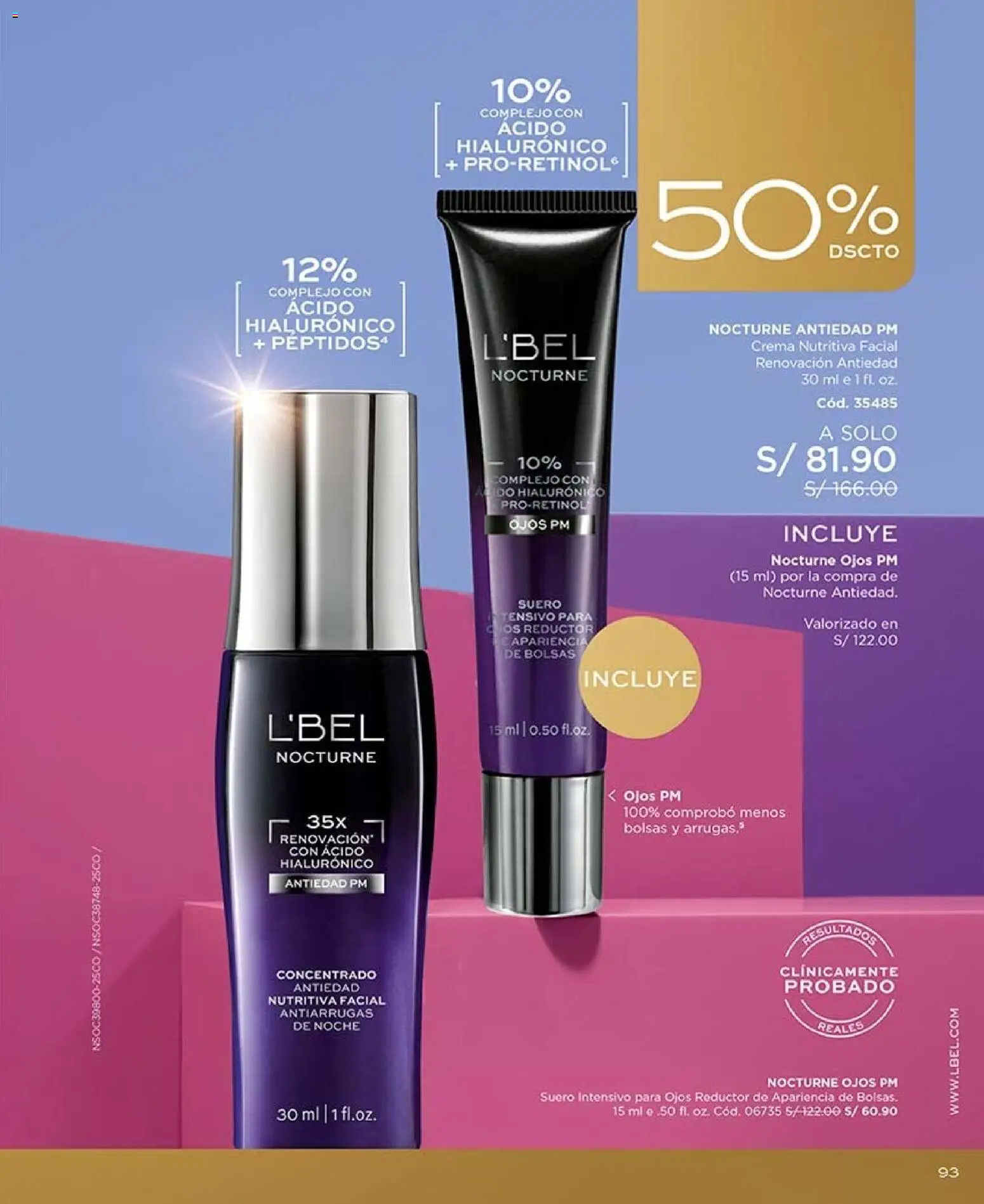 Catálogo L'Bel válido desde 11/07/2026 | Página: 93 | Productos: Crema
