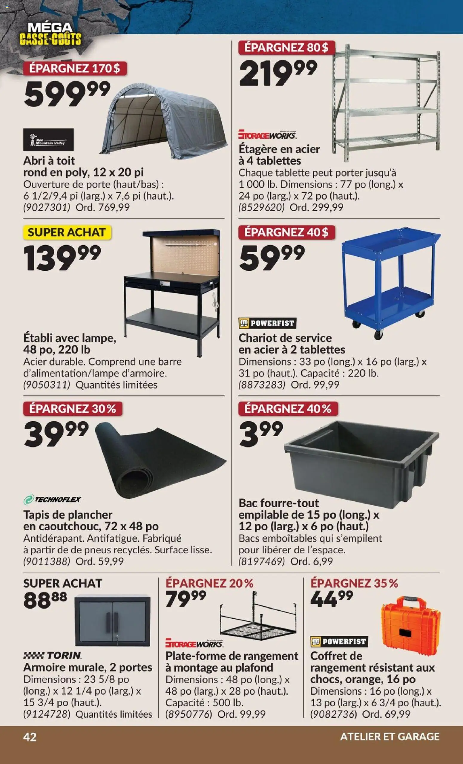Princess Auto flyer valid from Sep 8, 2026 | Page: 45