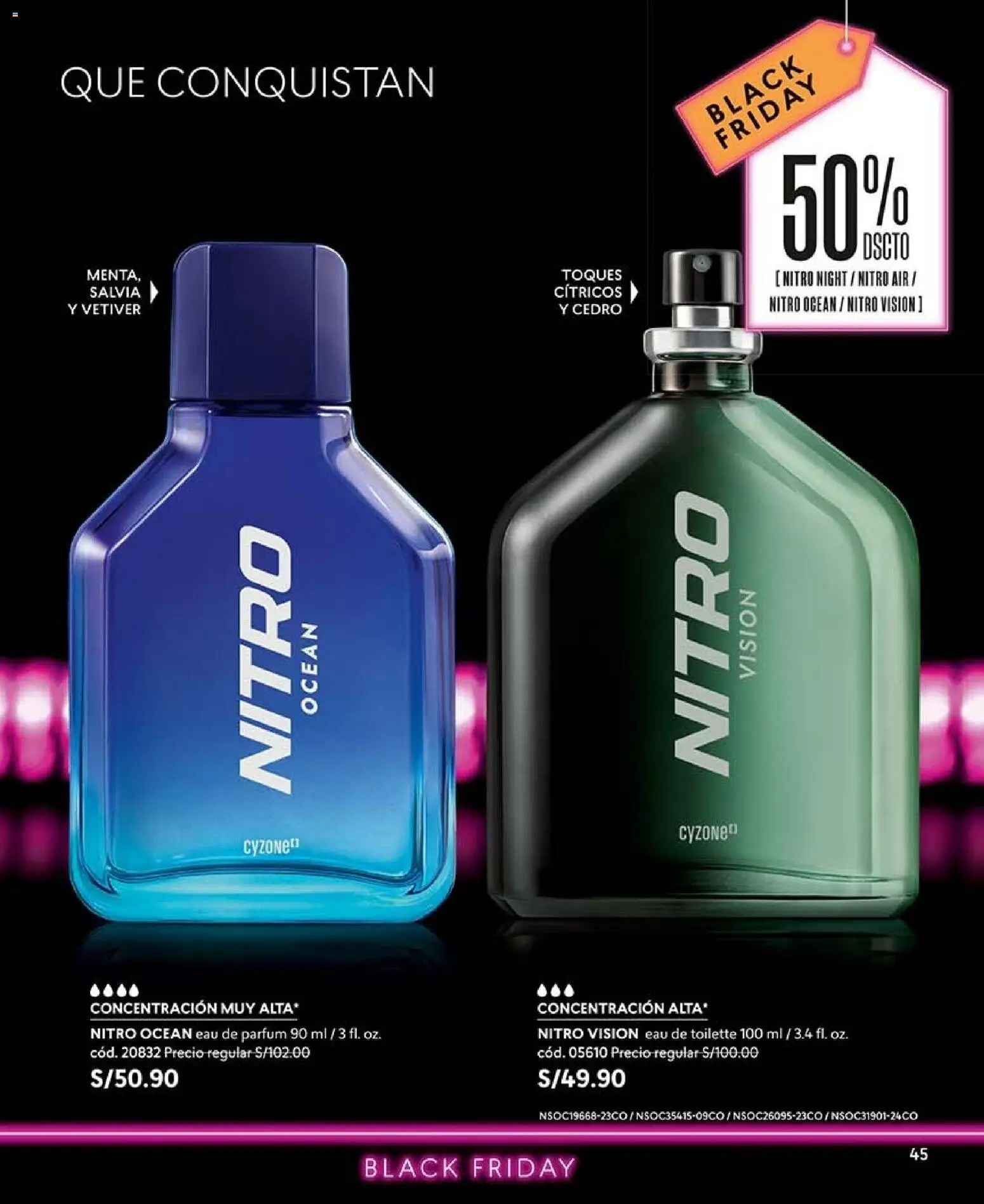 Catálogo CyZone válido desde 03/10/2026 | Página: 45 | Productos: EAU de Toilette