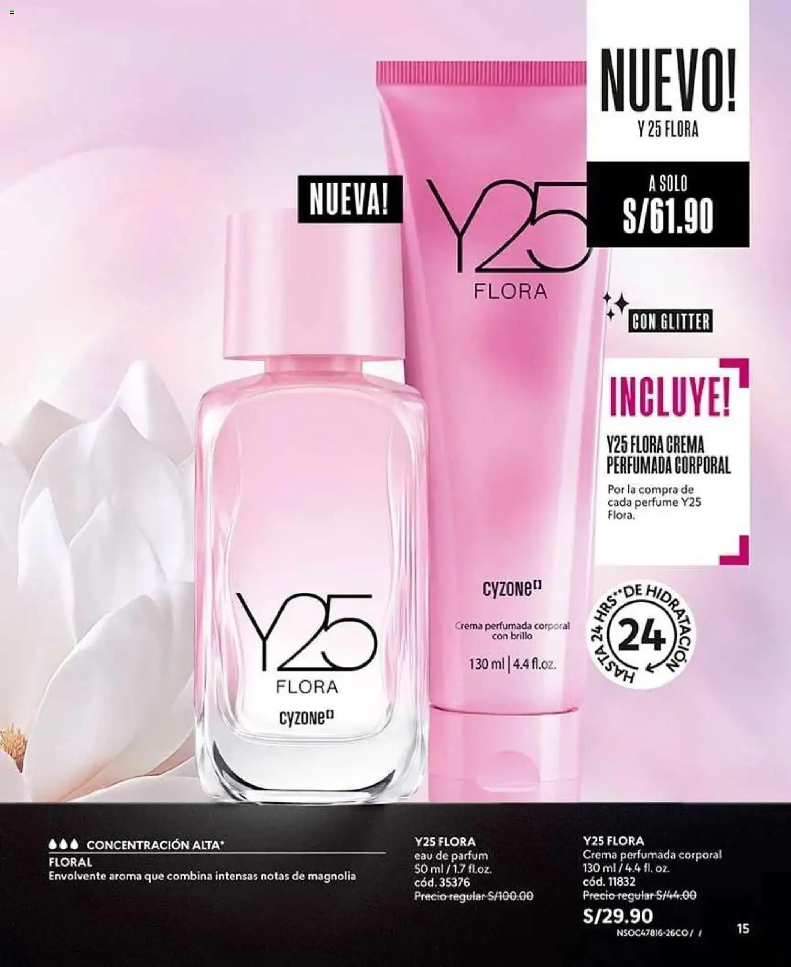 Catálogo CyZone válido desde 22/08/2026 | Página: 15 | Productos: Crema, Perfume