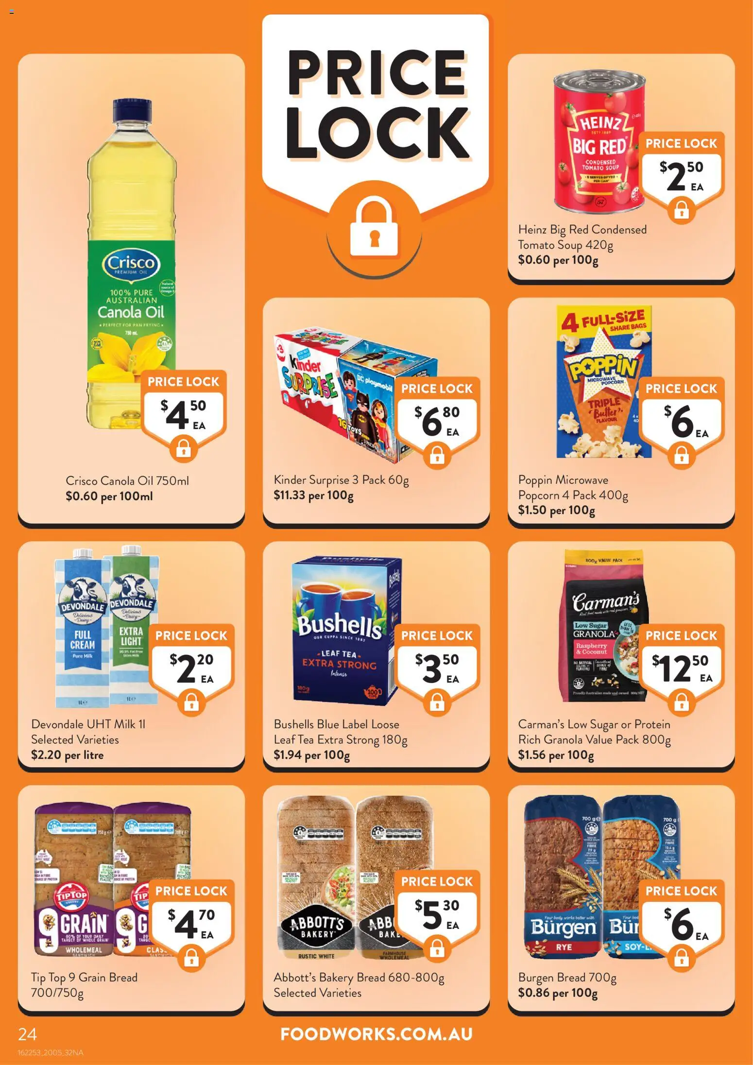 Foodworks catalogue - valid from 20.05.2026 | Page: 24 | Products: Oil, Bread, Soup, Microwave