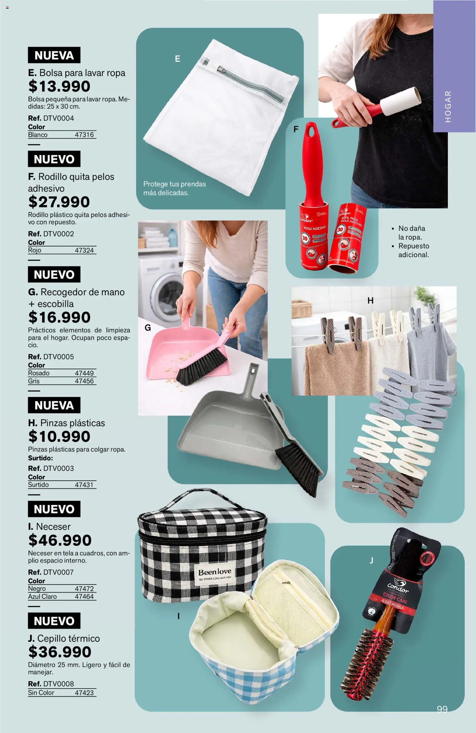 Leonisa revista - valida desde el 15.05.2026 | Página: 99 | Productos: Bolsa, Rodillo, Cepillo, Neceser