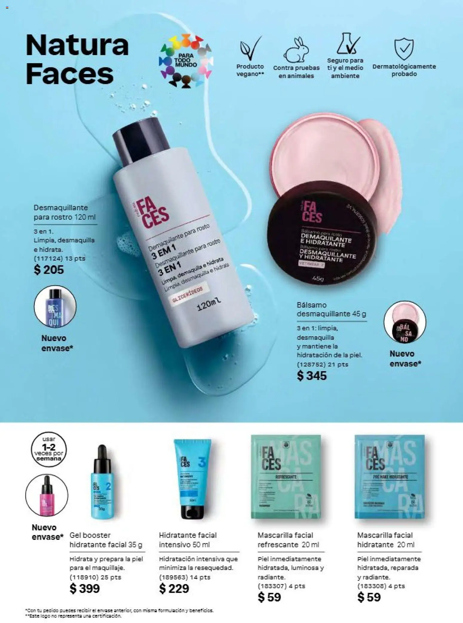 Nuevas ofertas de Natura válidas en toda la República Mexicana desde el 31/07/2026. ¡Encuentra las mejores ofertas en Natura campaña 12 2026! | Página: 87 | Productos: Desmaquillante, Bálsamo, Radiante, Mascarilla