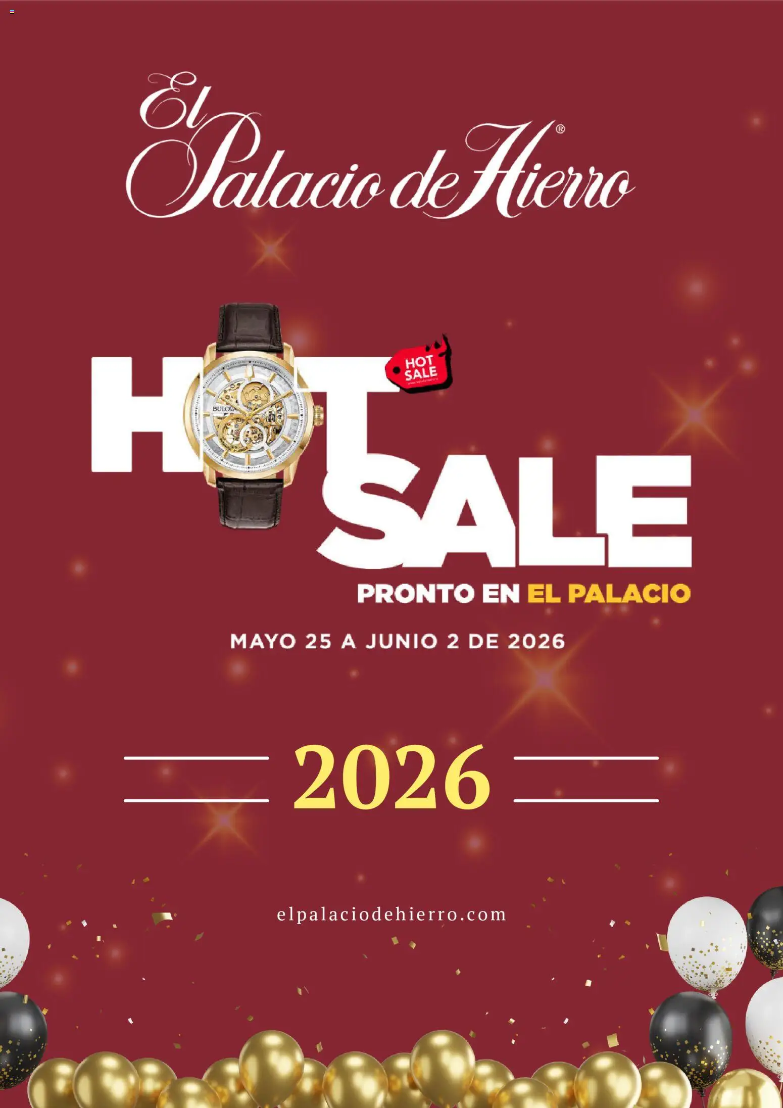 Nuevas ofertas de Palacio De Hierro válidas en toda la República Mexicana desde el 05.05.2026. ¡Encuentra las mejores ofertas en Palacio De Hierro Hot Sale aviso! | Página: 1