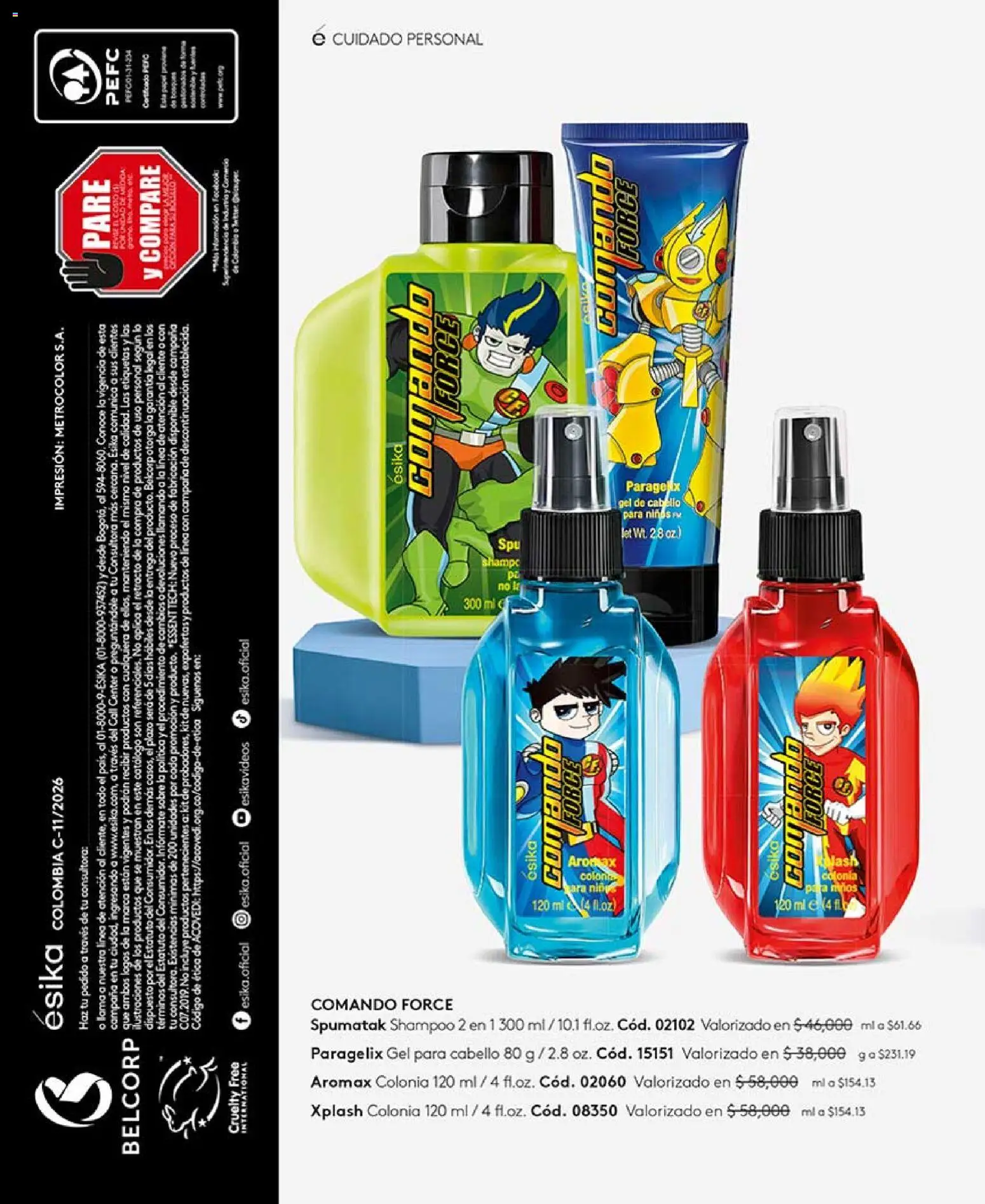 Ésika revista - valida desde el 17/07/2026 | Página: 142 | Productos: Shampoo, Sobre