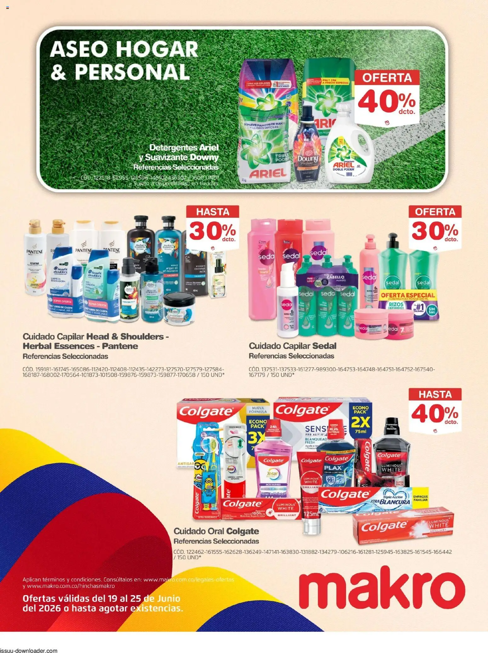 Makro revista - valida desde el 19/06/2026 | Página: 25 | Productos: Shampoo, Suavizante