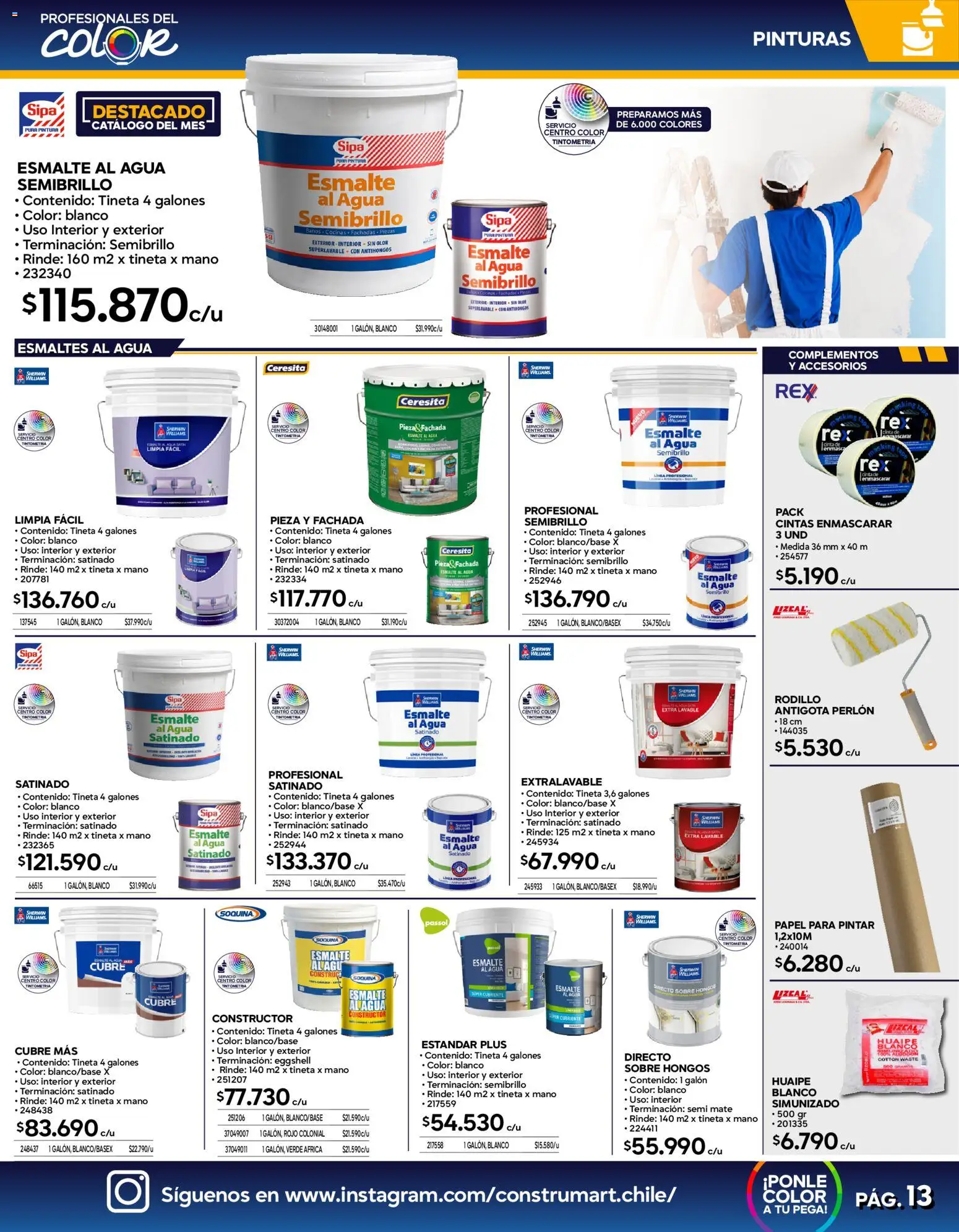 Construmart Ofertas │ válido desde el 01.03.2026 | Página: 13 | Productos: Hongos, Cinta, Mate, Rodillo