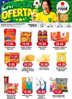 Royal Supermercados ofertas Segunda e Terça do Empreendedor - Pré-Visualização do folheto da loja Royal Supermercados, válido de 22/06/2026 | Página: 1