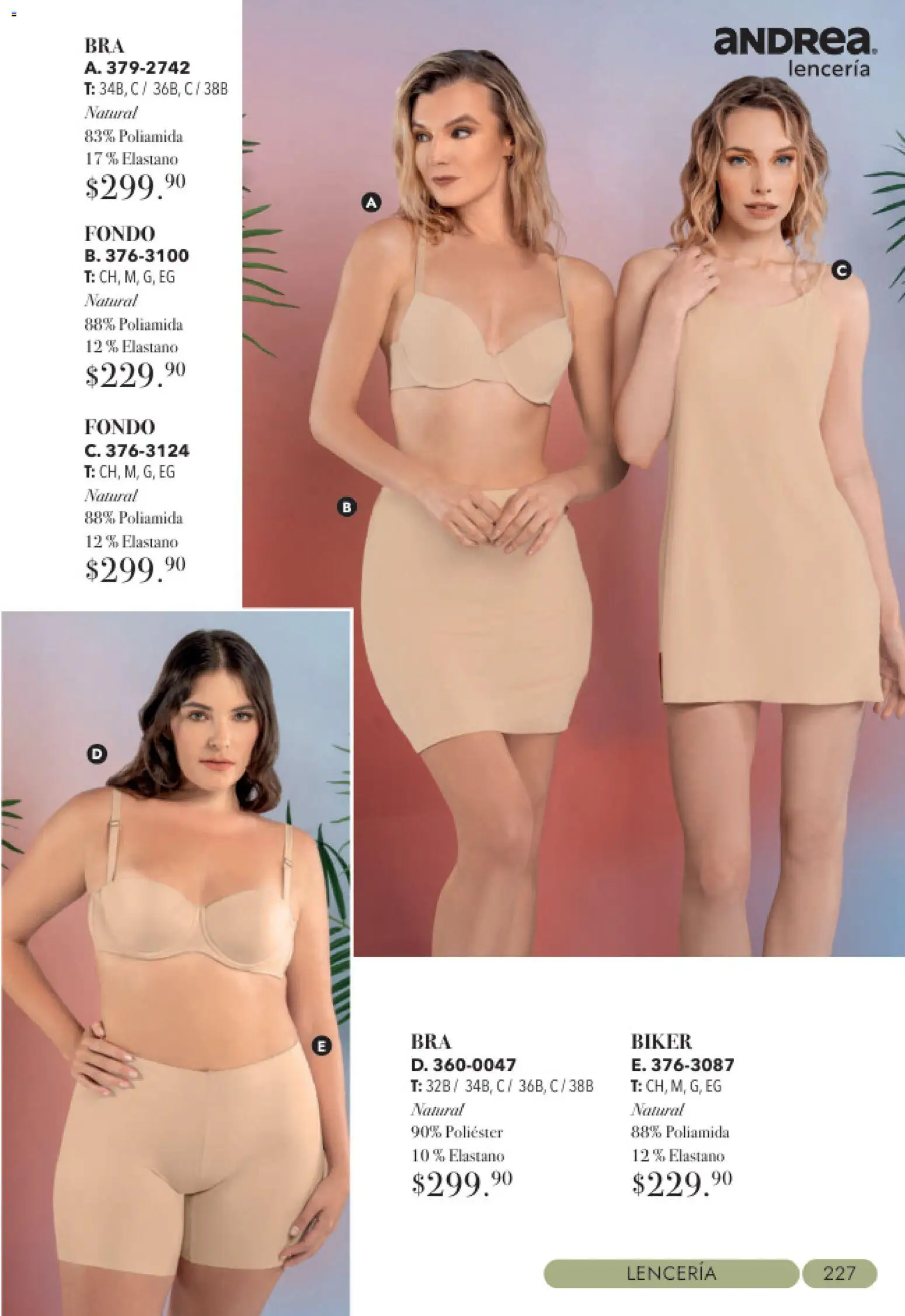 Nuevas ofertas de Andrea válidas en toda la República Mexicana desde el 23/08/2026. ¡Encuentra las mejores ofertas en Andrea catálogo Tropical! | Página: 227