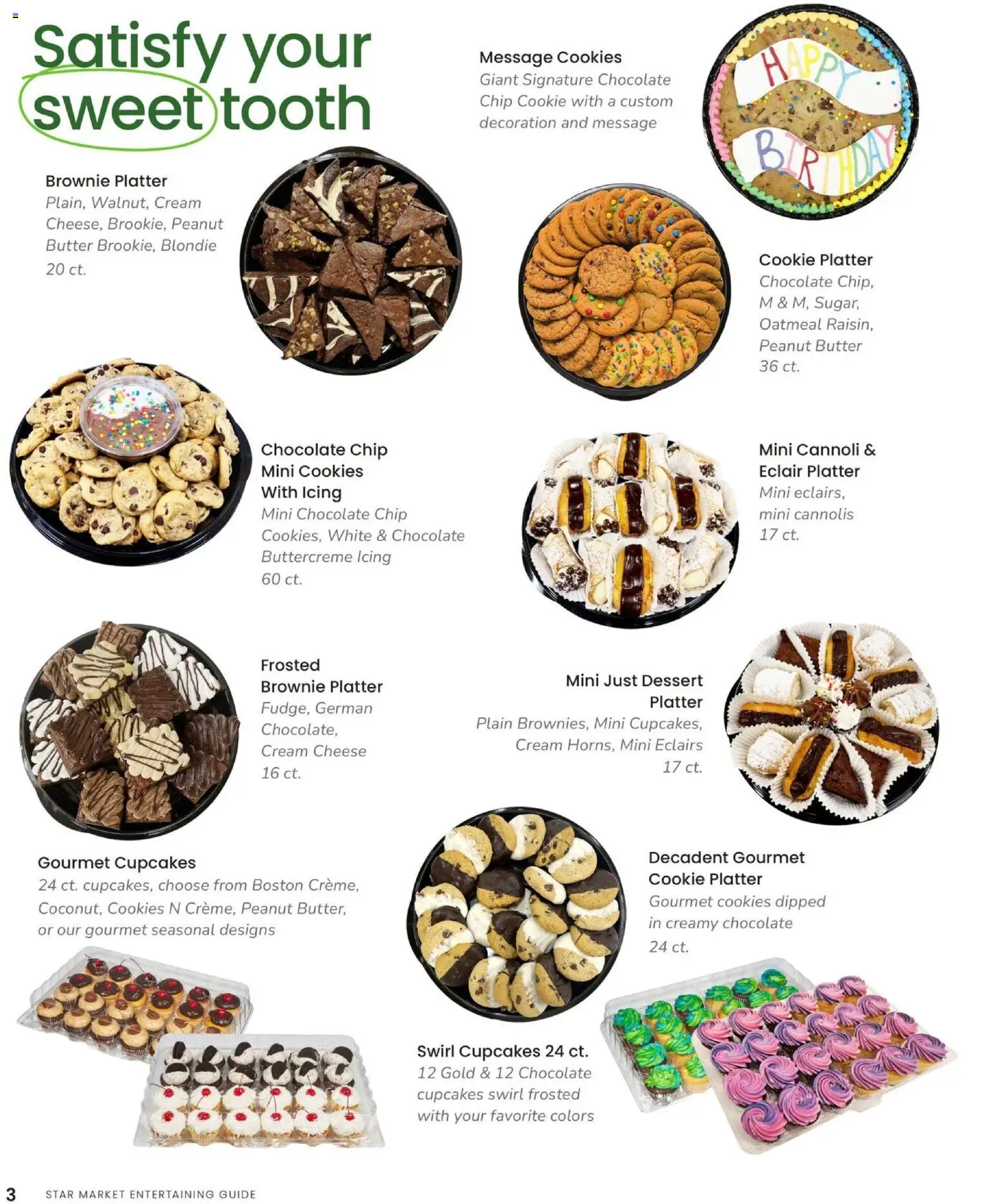 Star Market Entertaining Guide - valid from 28.11.2025 | Page: 4 | Products: Spinach, Cream, Salad, Onion