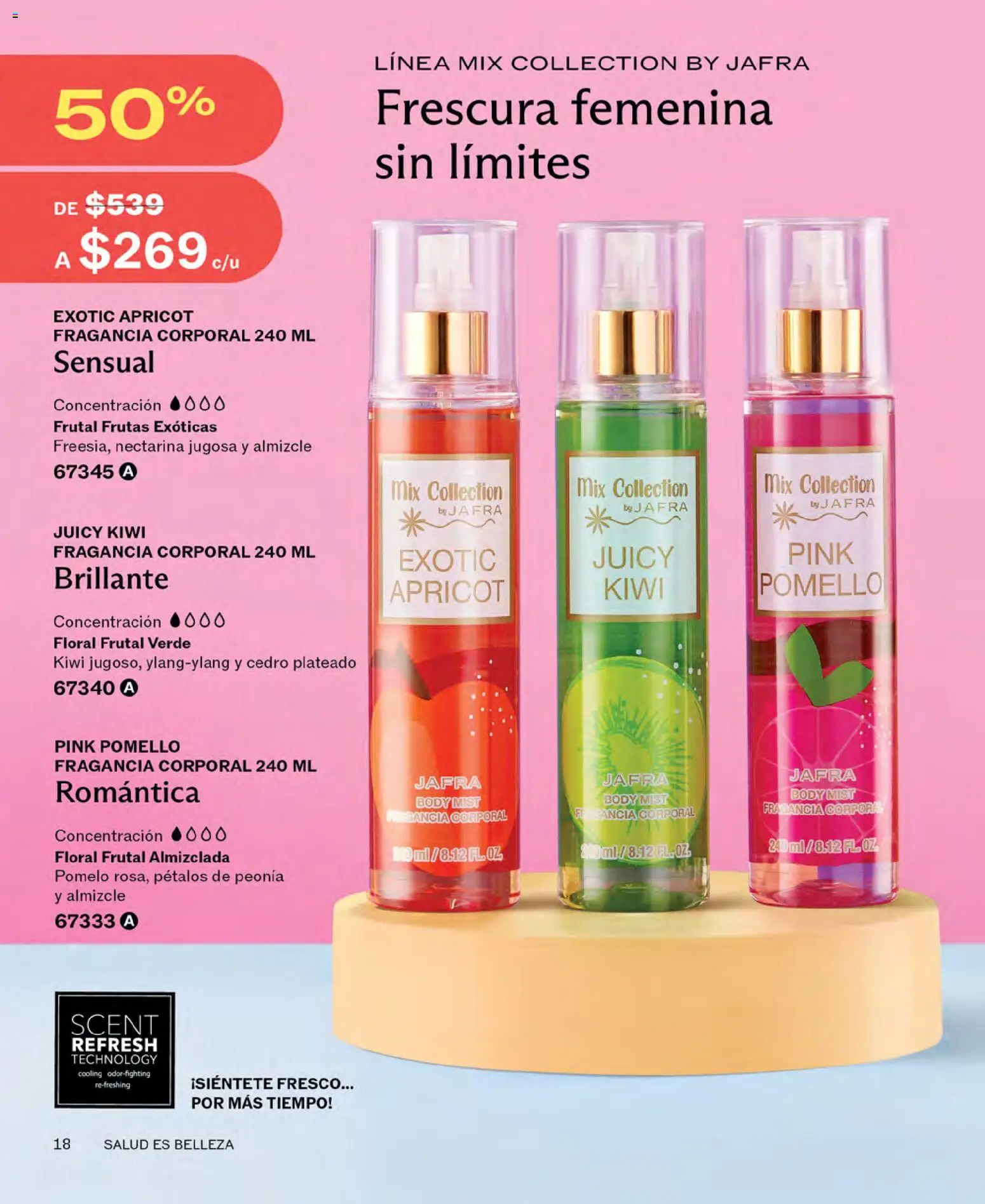 Nuevas ofertas de JAFRA válidas en toda la República Mexicana desde el 01/08/2026. ¡Encuentra las mejores ofertas en JAFRA catálogo! | Página: 18