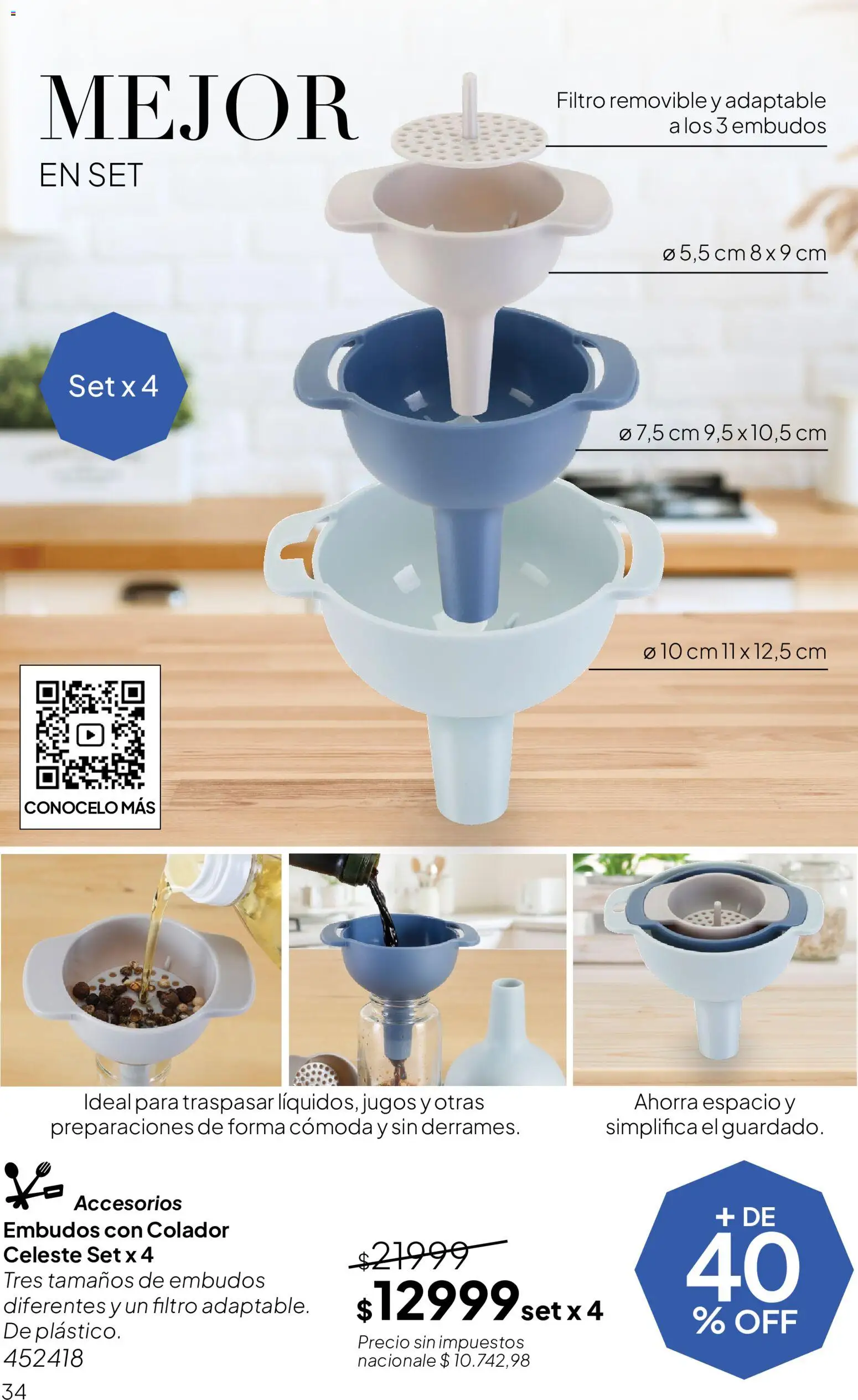 Tupperware Folleto │ válido desde el 01/09/2026 | Página: 35 | Productos: Cómoda, Colador