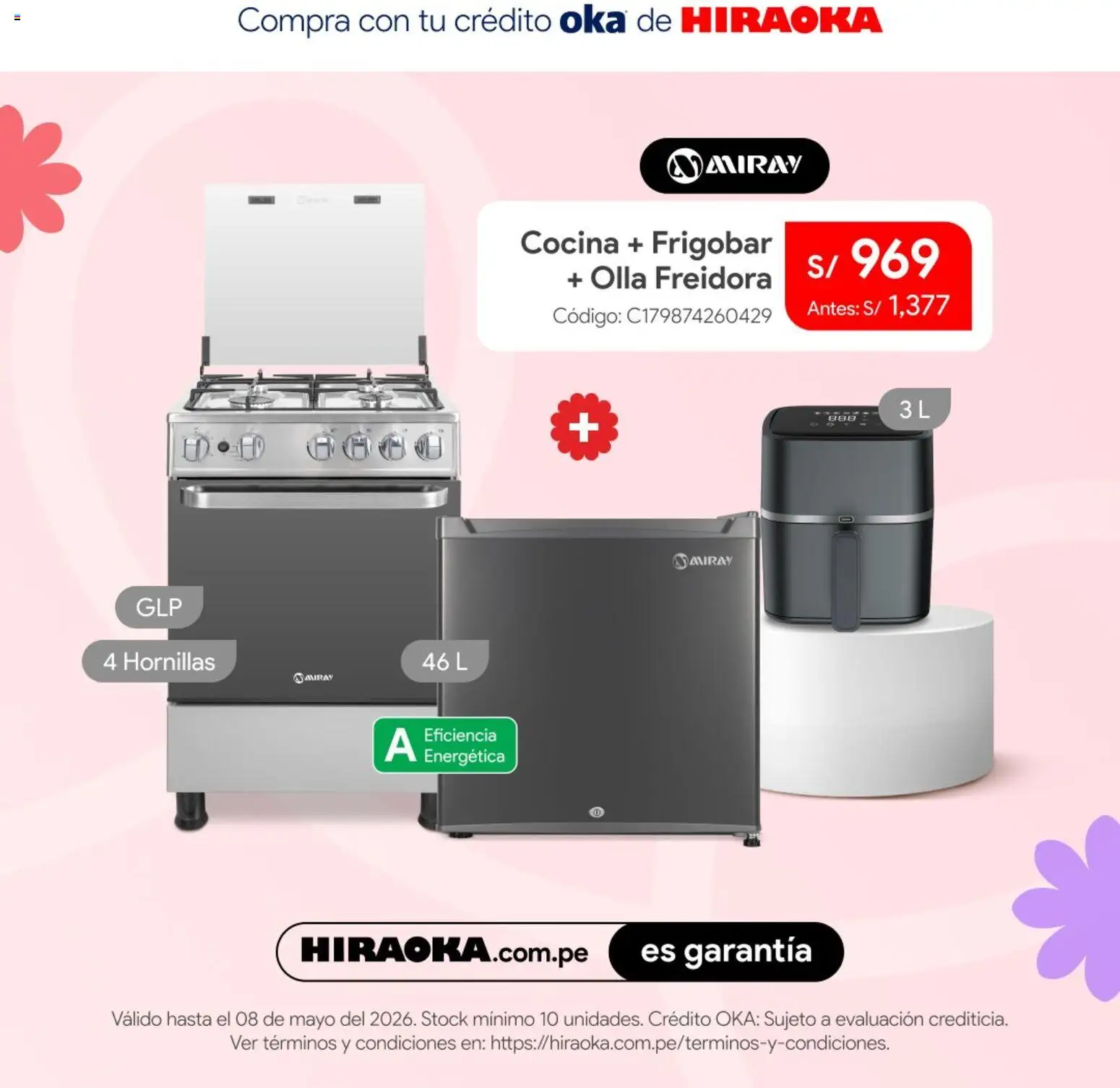 Catálogo Hiraoka válido desde 05.05.2026 | Página: 4 | Productos: Cocina, Freidora