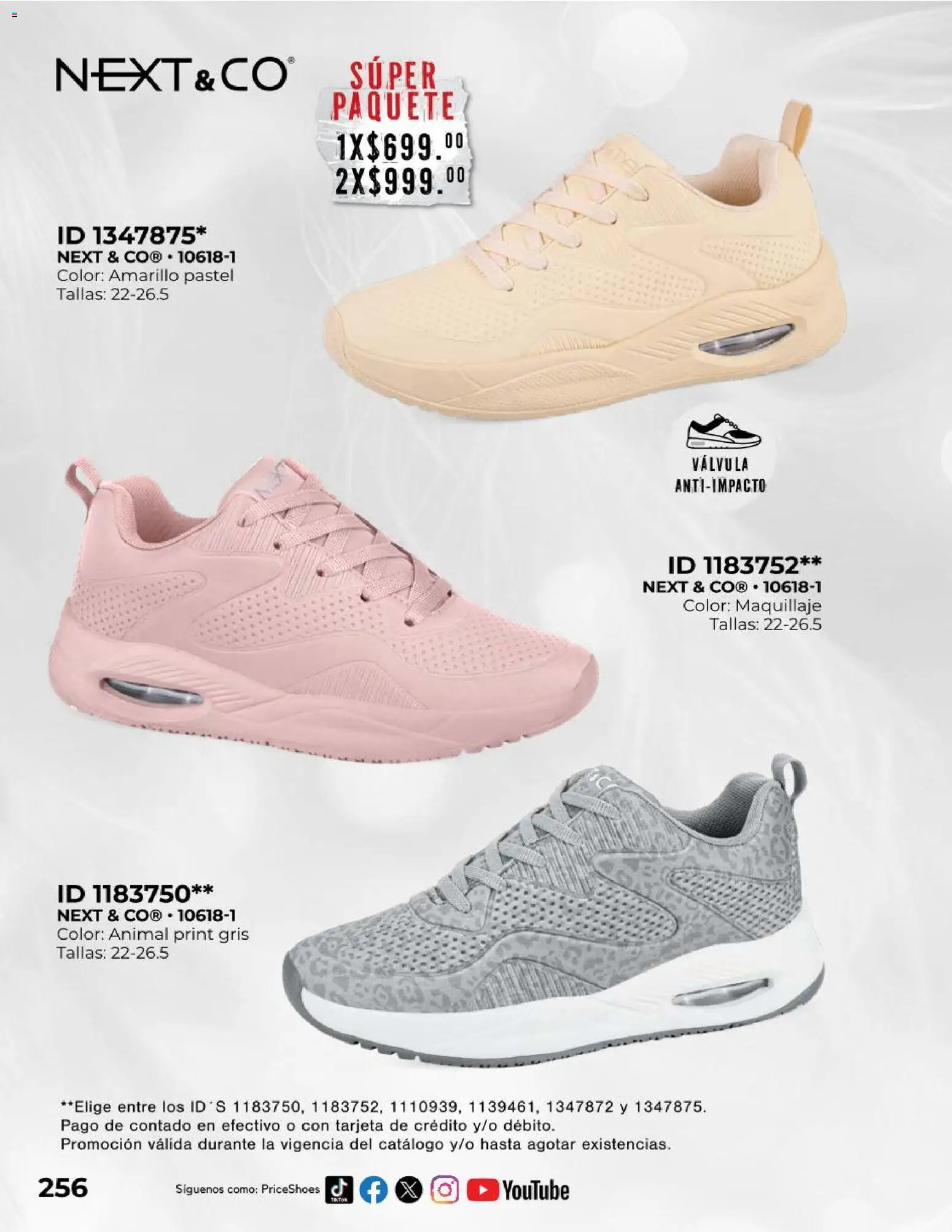 Nuevas ofertas de Price Shoes válidas en toda la República Mexicana desde el 01/10/2026. ¡Encuentra las mejores ofertas en Price Shoes catálogo Exclusivos! | Página: 256