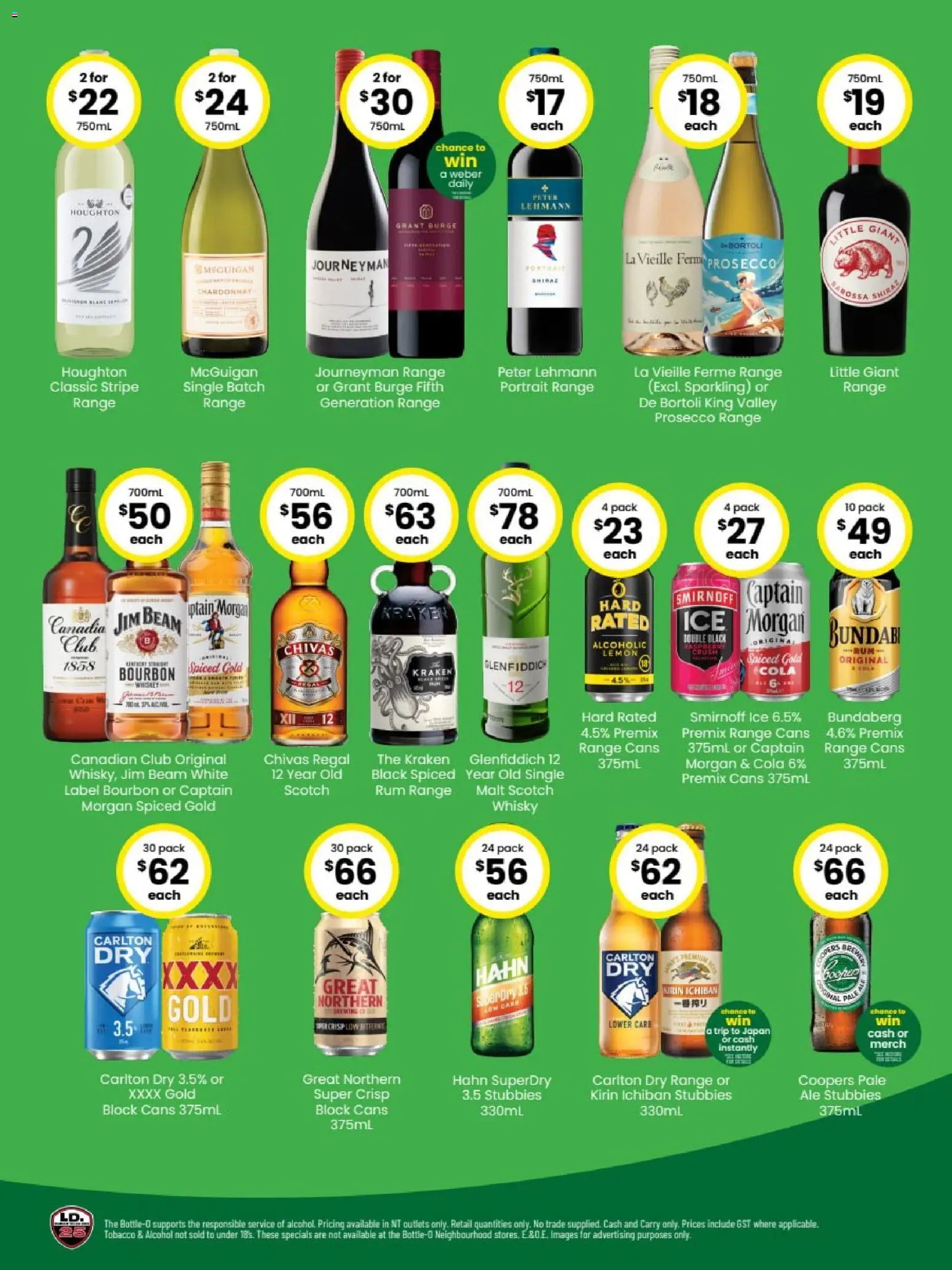 The Bottle-O catalogue - valid from 08.06.2026 | Page: 2 | Products: Bourbon, Rum, Lemon, Scotch