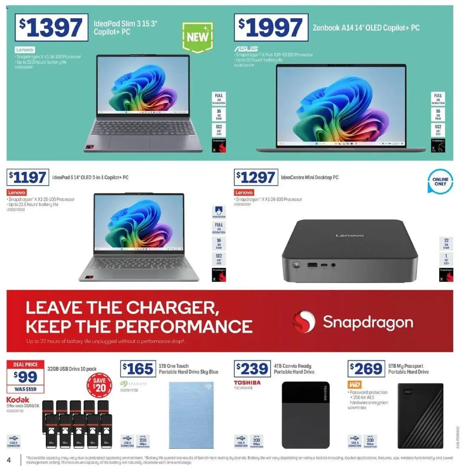 Officeworks catalogue page 4