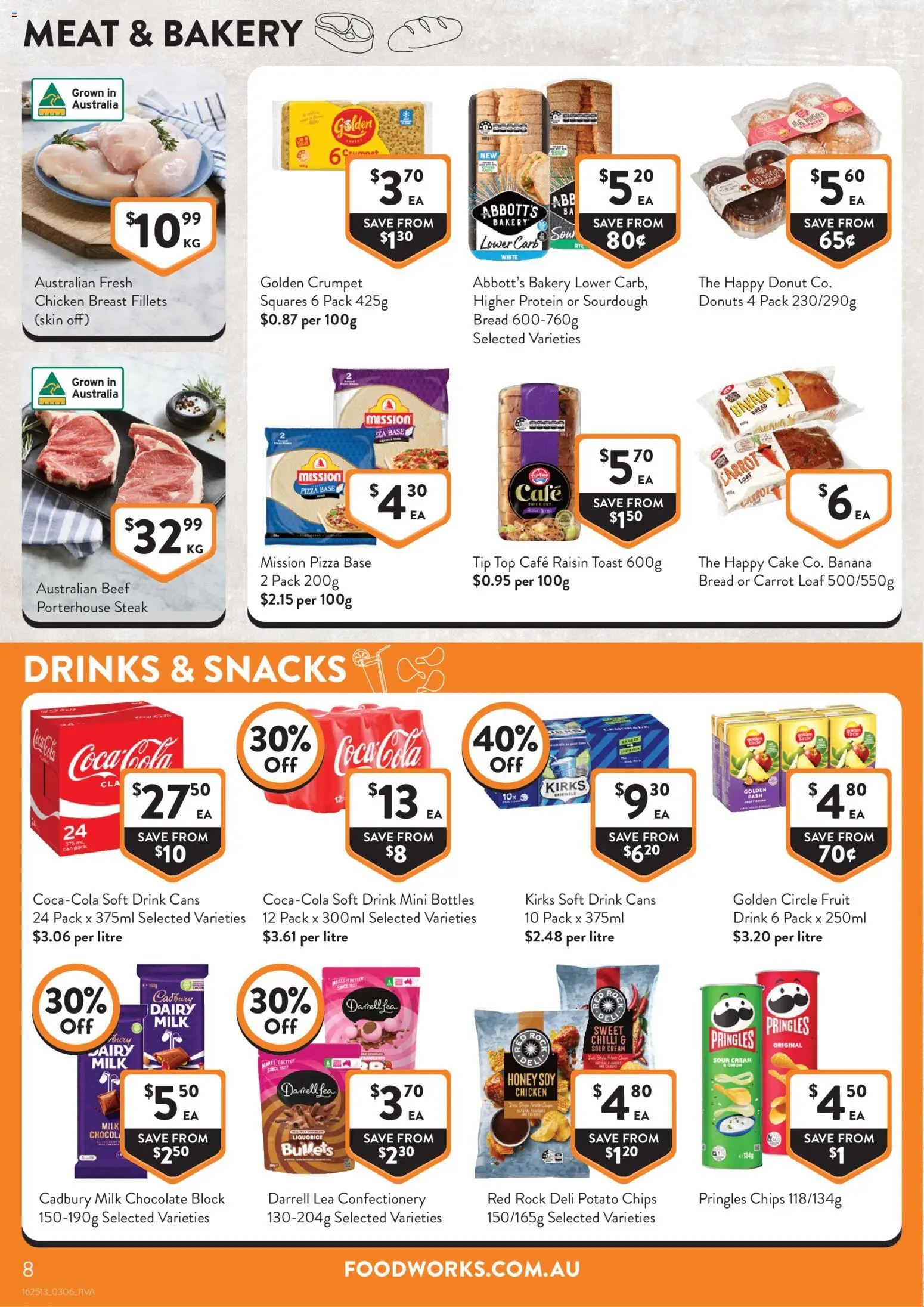 Foodworks catalogue - valid from 03.06.2026 | Page: 8 | Products: Chocolate, Beef, Meat, Chilli