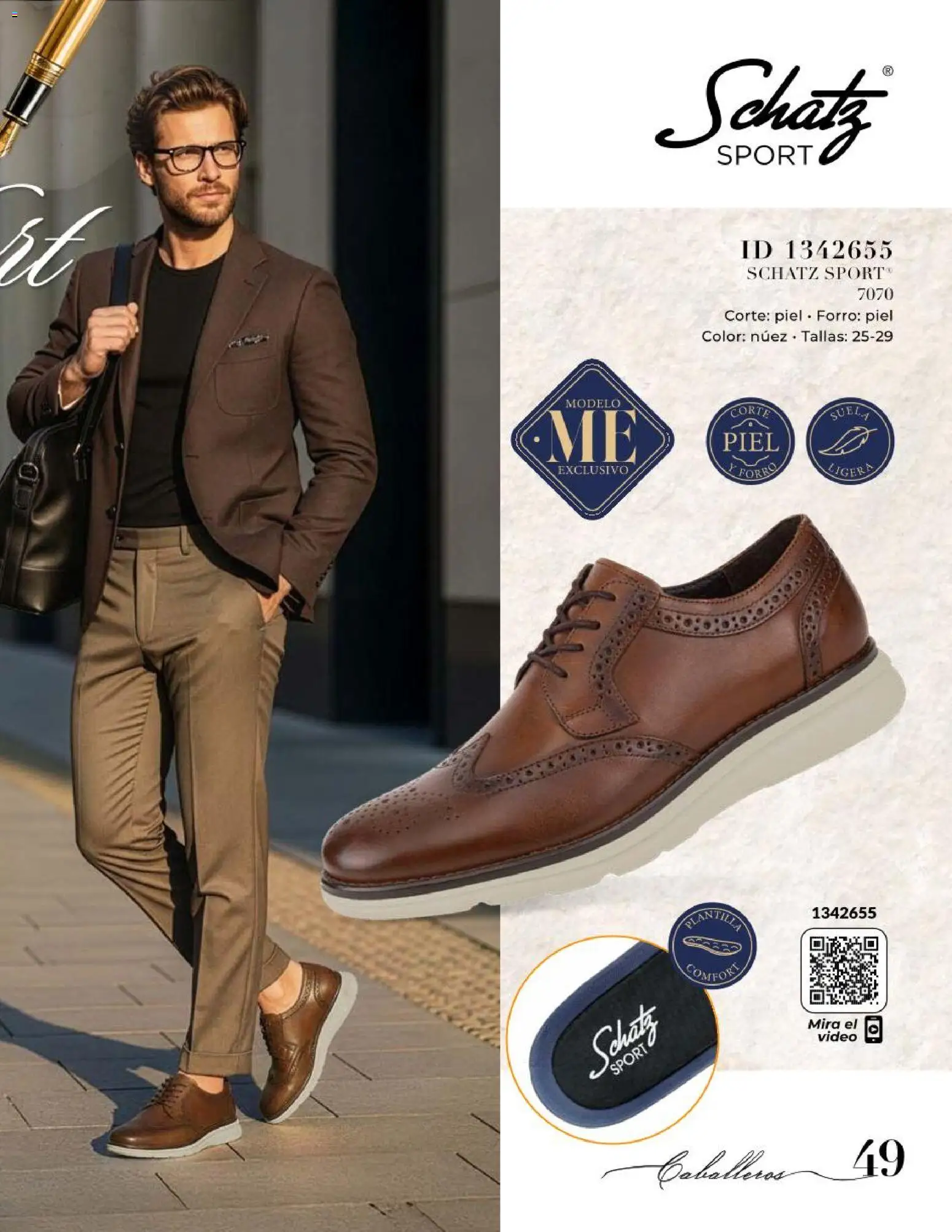 Nuevas ofertas de Price Shoes válidas en toda la República Mexicana desde el 14.05.2026. ¡Encuentra las mejores ofertas en Price Shoes catálogo Caballeros! | Página: 49 | Productos: Nuez, Video