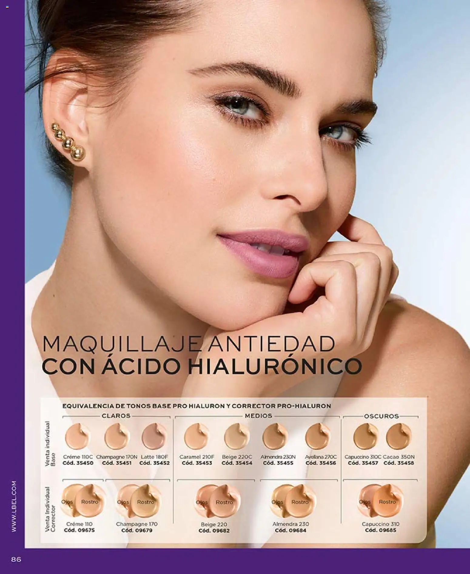 Catálogo L'Bel válido desde 04/04/2026 | Página: 86 | Productos: Cacao, Maquillaje, Corrector