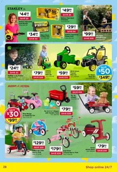 Preview of Toyworld catalogue - valid from 03.06.2026 | Page: 28 | Products: Battery, Chainsaw, Radio, Tools
