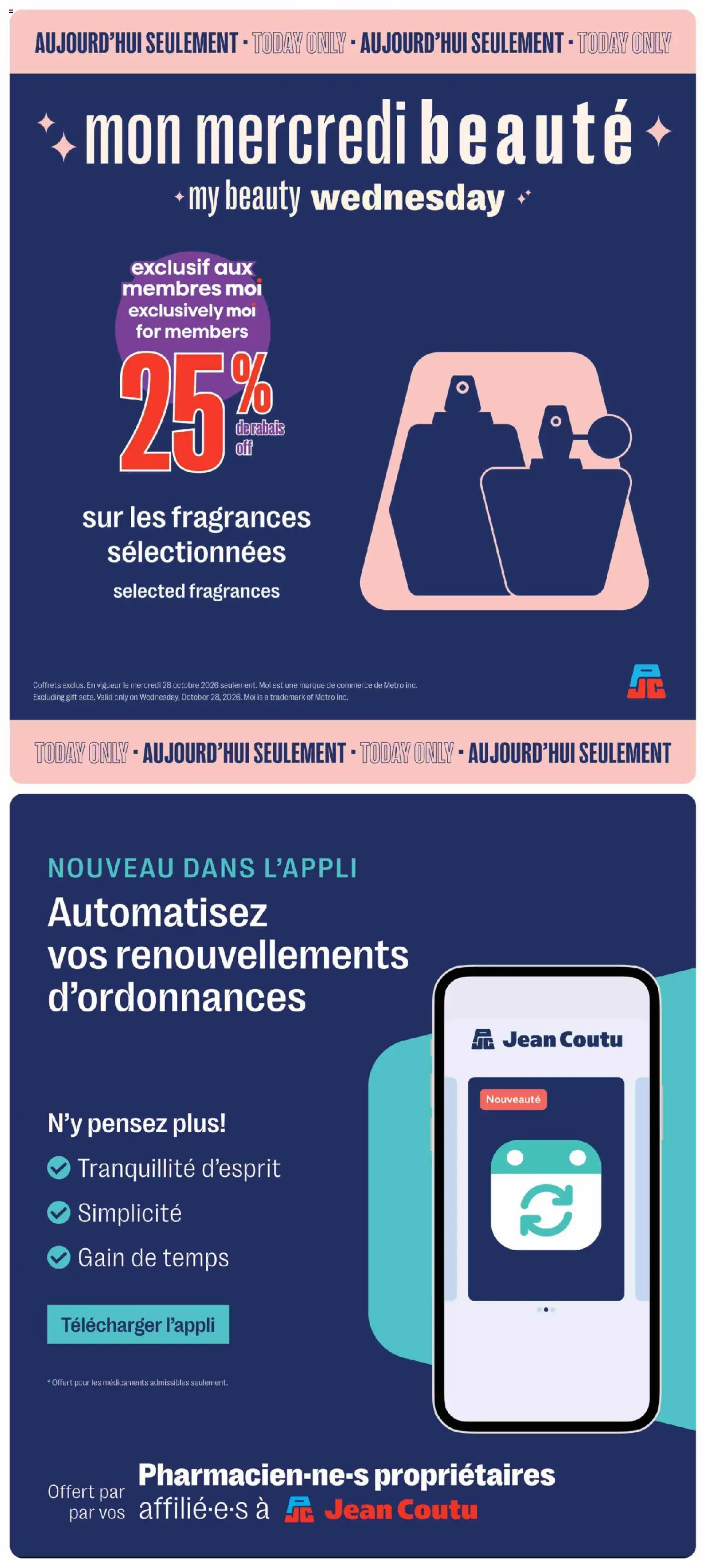 Jean Coutu flyer valid from Oct 22, 2026 | Page: 14