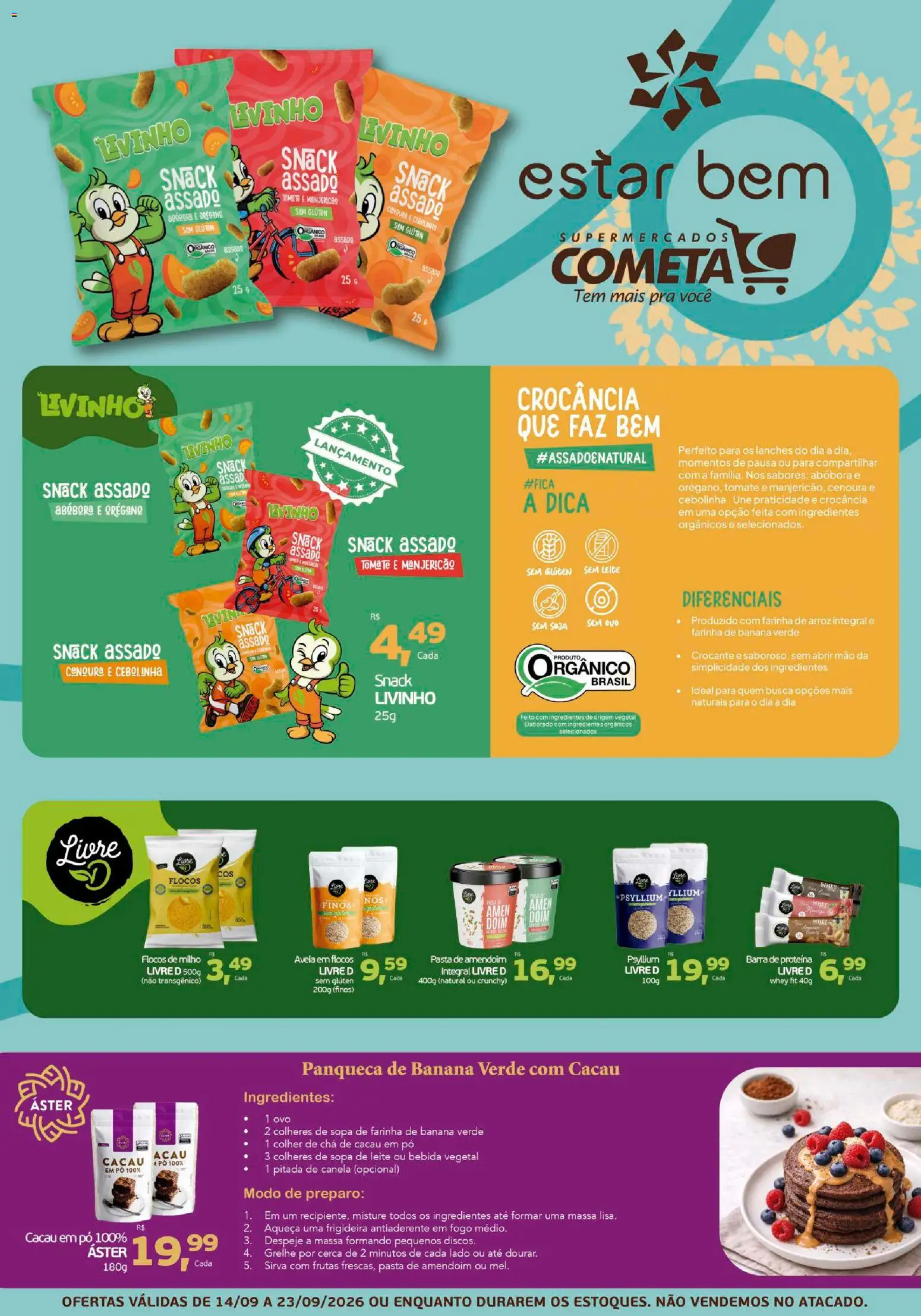 Cometa Supermercados Folheto - válido de 14/09/2026 | Página: 1 | Produtos: Colheres, Massa, Milho, Flocos de milho