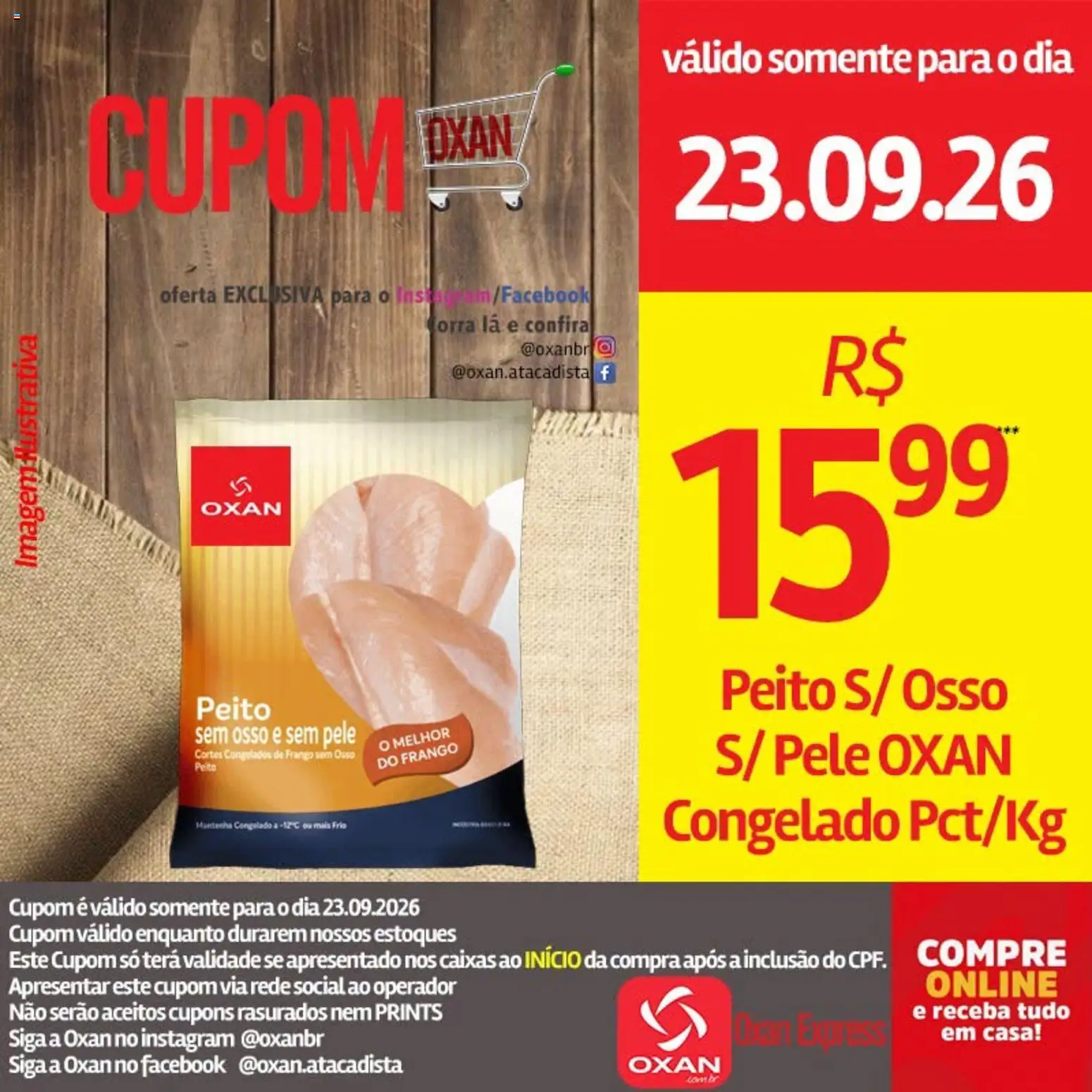 Oxan Atacadista Folheto - válido de 23/09/2026 | Página: 23 | Produtos: Frango