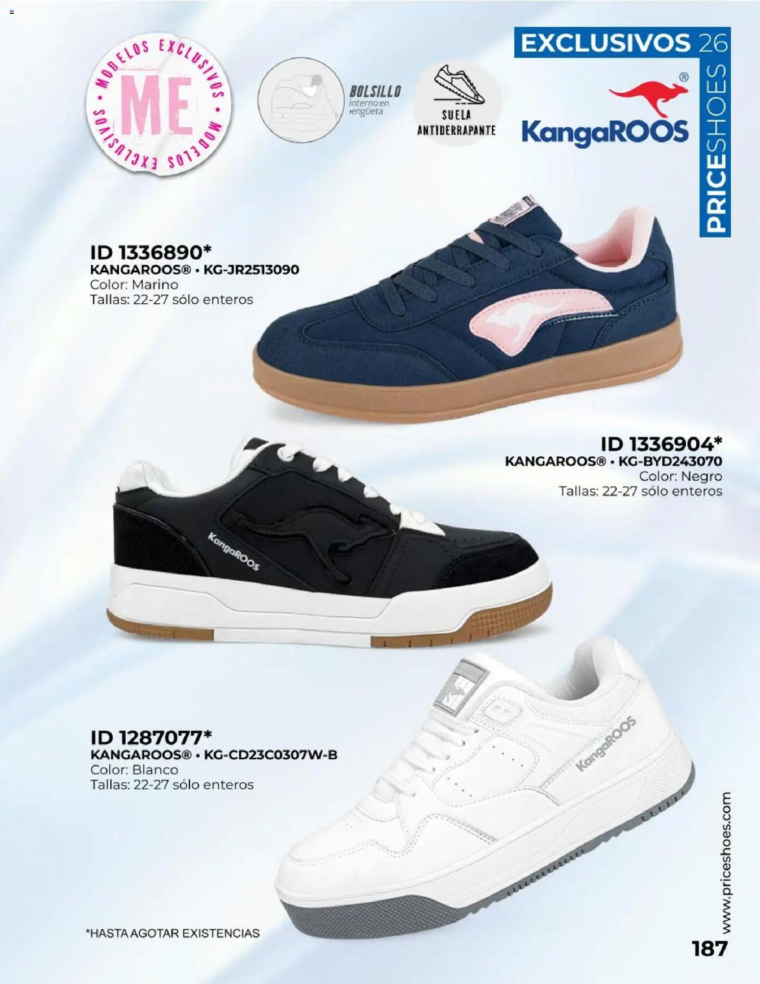 Nuevas ofertas de Price Shoes válidas en toda la República Mexicana desde el 01/10/2026. ¡Encuentra las mejores ofertas en Price Shoes catálogo Exclusivos! | Página: 186