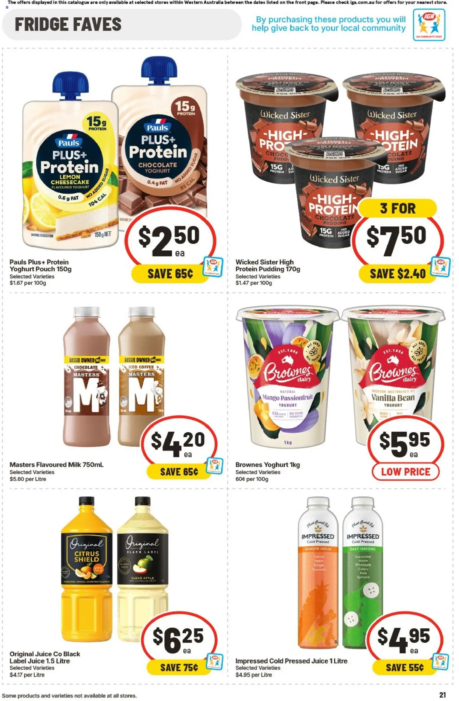 IGA catalogue - valid from 17.06.2026 | Page: 21 | Products: Kale, Passionfruit, Pudding, Mango