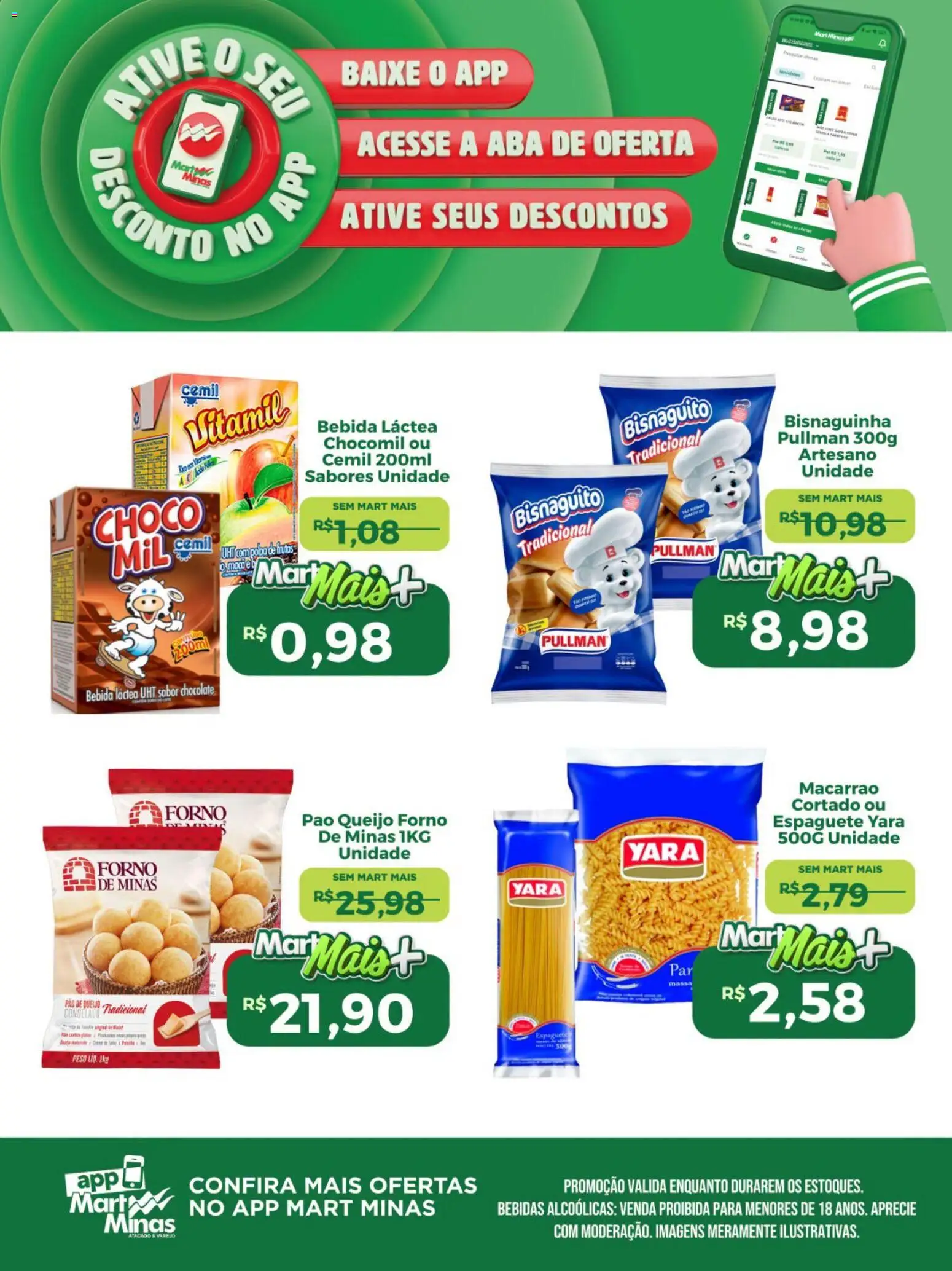 Mart Minas Folheto - válido de 07/09/2026 | Página: 3 | Produtos: Forno, Queijo, Pão, Bebida