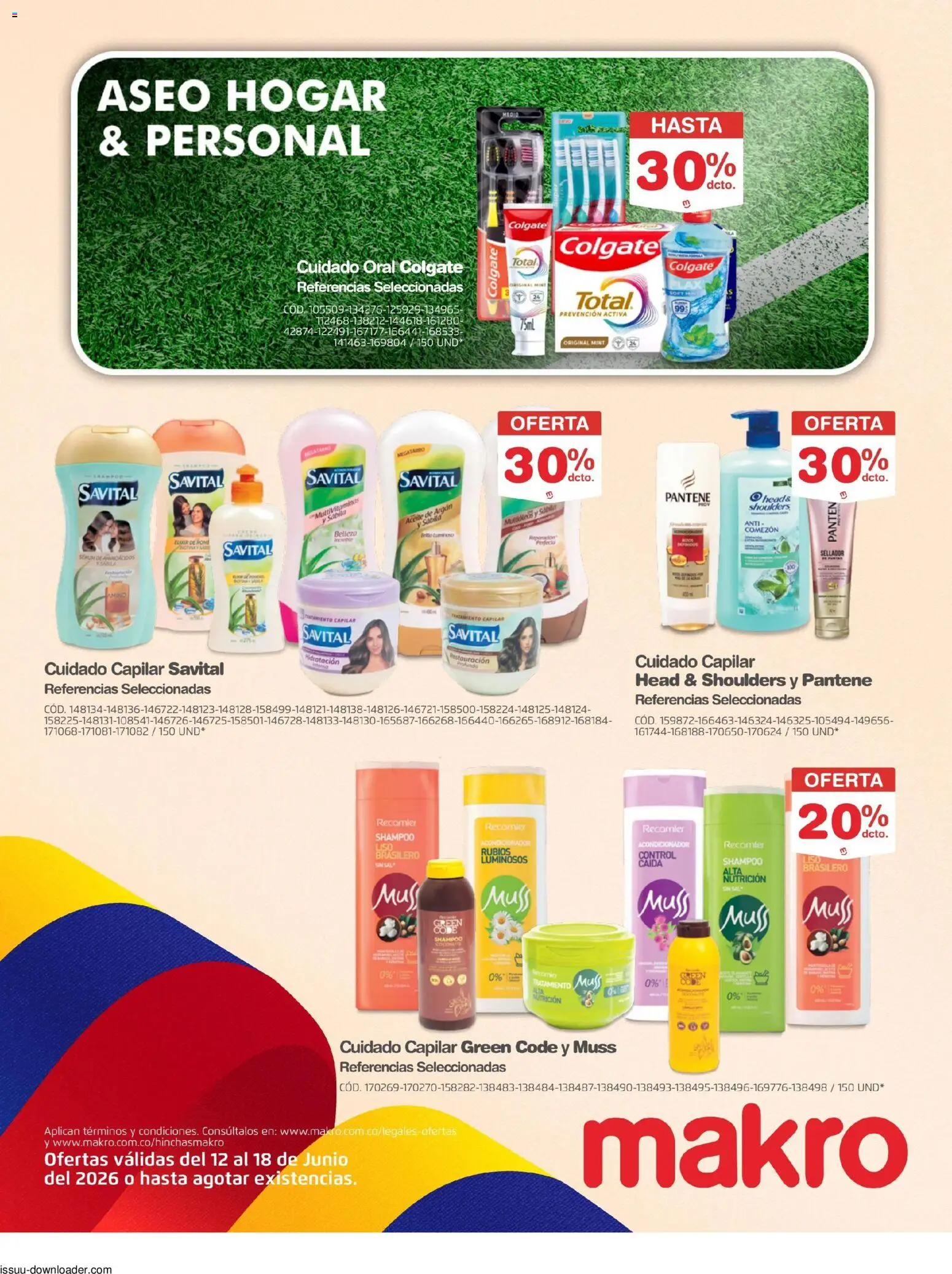 Makro revista - valida desde el 12.06.2026 | Página: 29 | Productos: Serum, Shampoo, Acondicionador, Aceite
