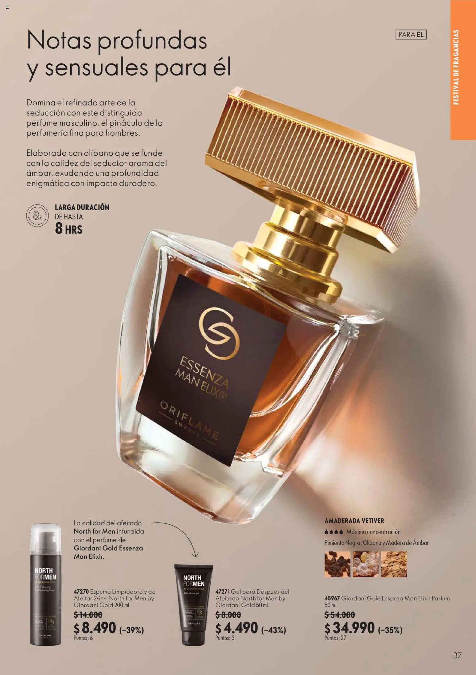 Oriflame Ofertas │ válido desde el 21.08.2026 | Página: 37 | Productos: Pimienta, Espuma, Perfume